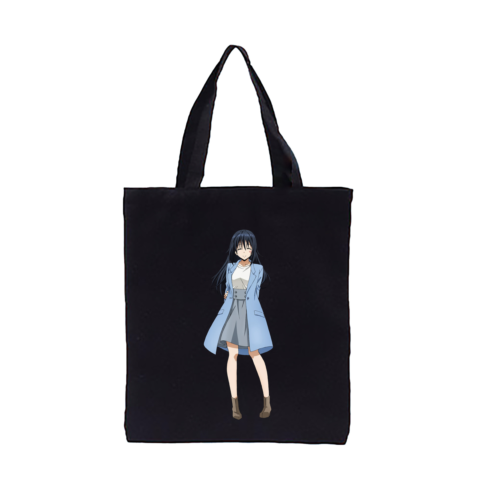 （画像用） 転スラ Regarding Reincarnated to Slime 縦型キャンバス生地手提げバッグ　トートバッグ