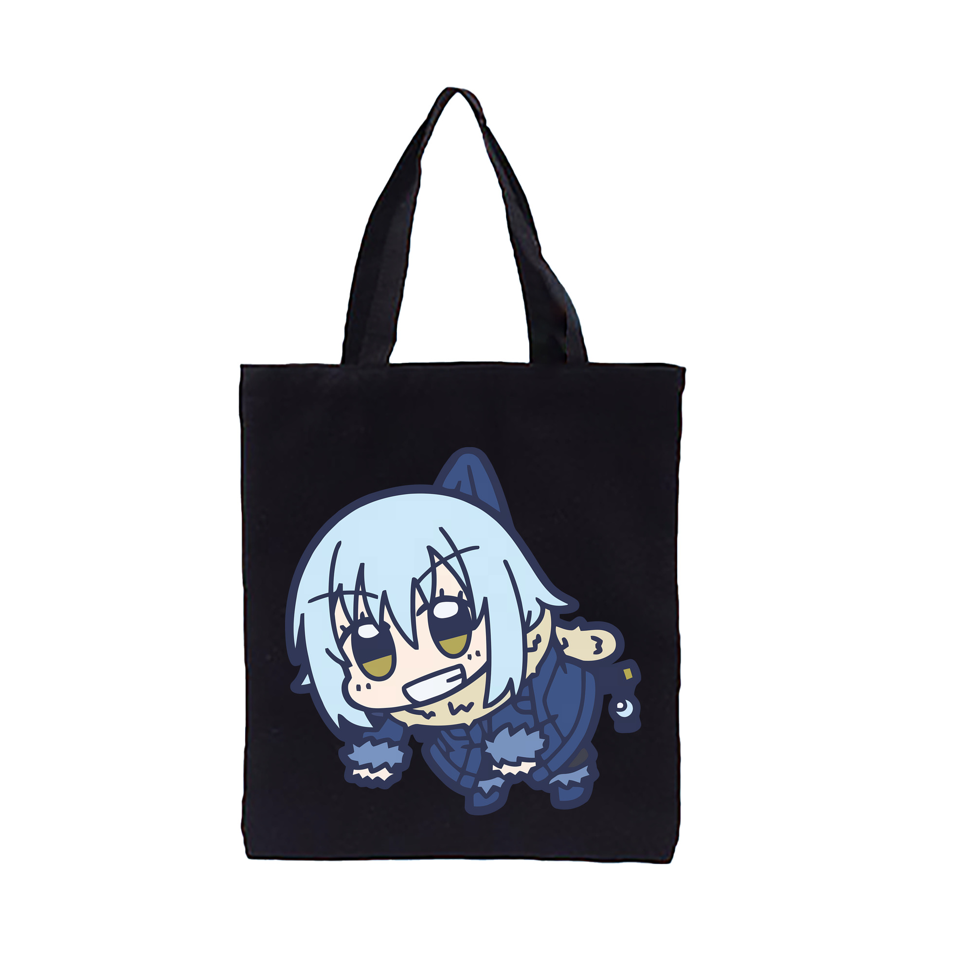 （画像用） 転スラ Regarding Reincarnated to Slime 縦型キャンバス生地手提げバッグ　トートバッグ