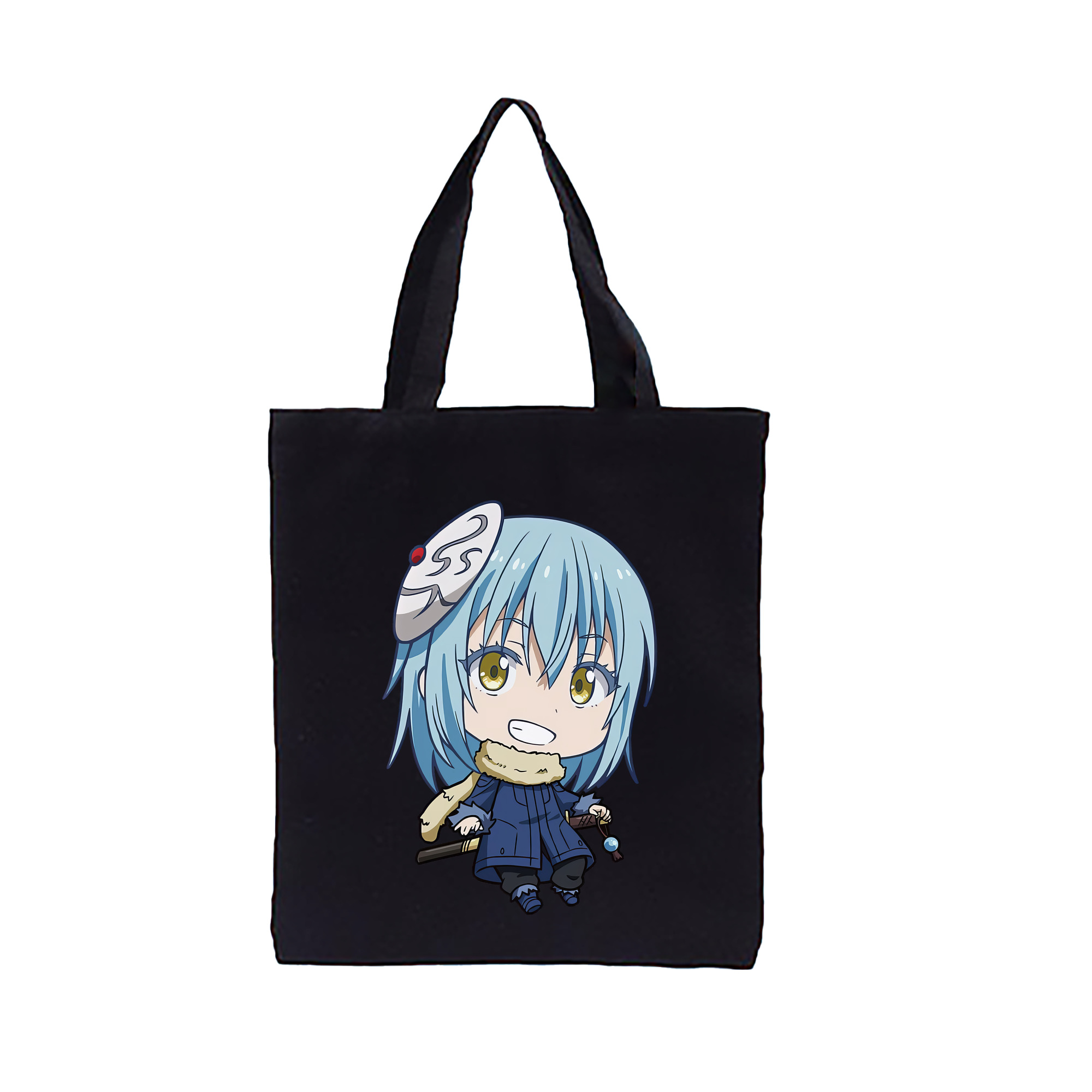 （画像用） 転スラ Regarding Reincarnated to Slime 縦型キャンバス生地手提げバッグ　トートバッグ