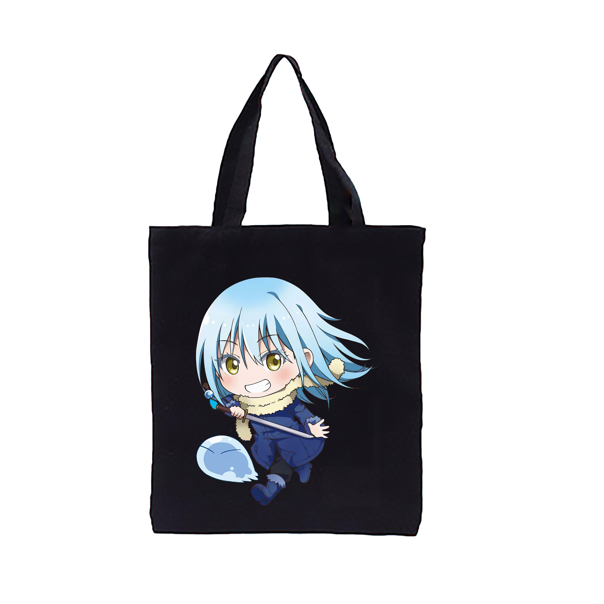 （画像用） 転スラ Regarding Reincarnated to Slime 縦型キャンバス生地手提げバッグ　トートバッグ