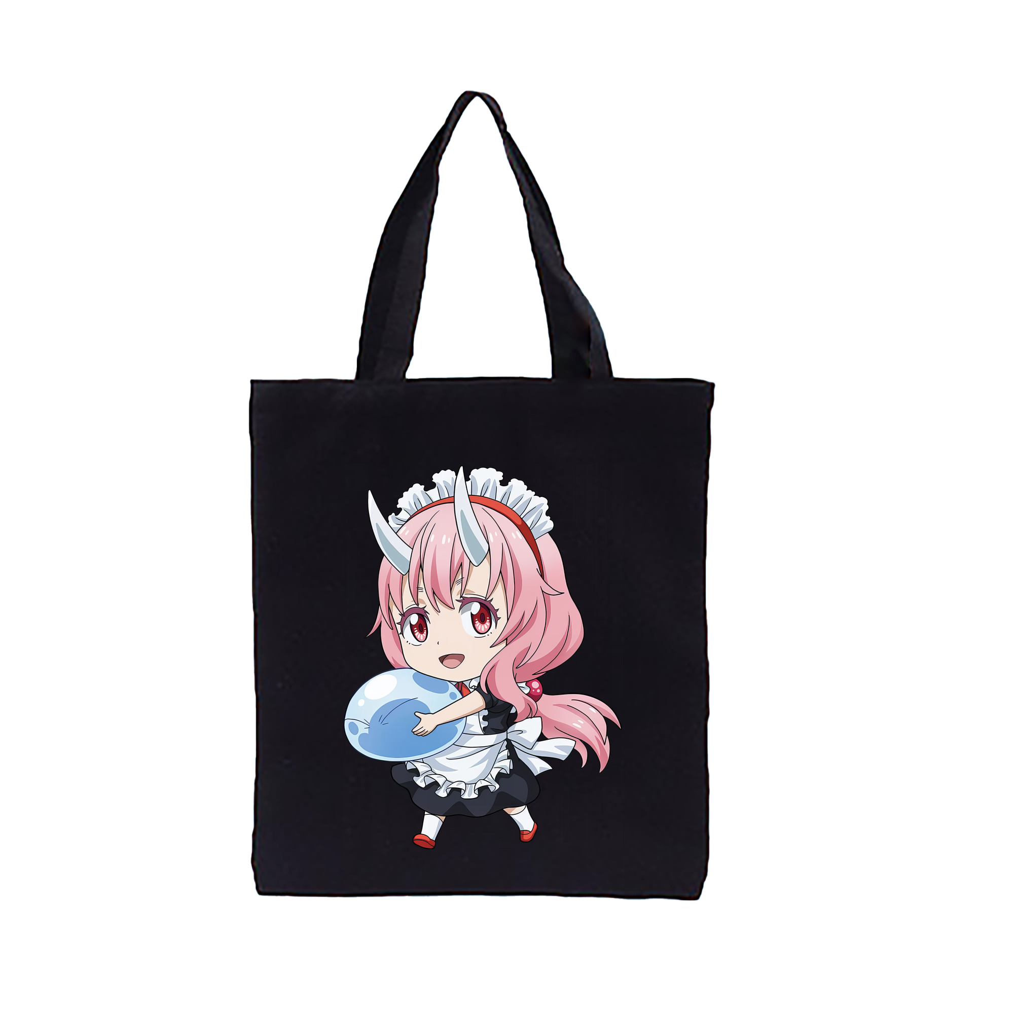（画像用） 転スラ Regarding Reincarnated to Slime 縦型キャンバス生地手提げバッグ　トートバッグ