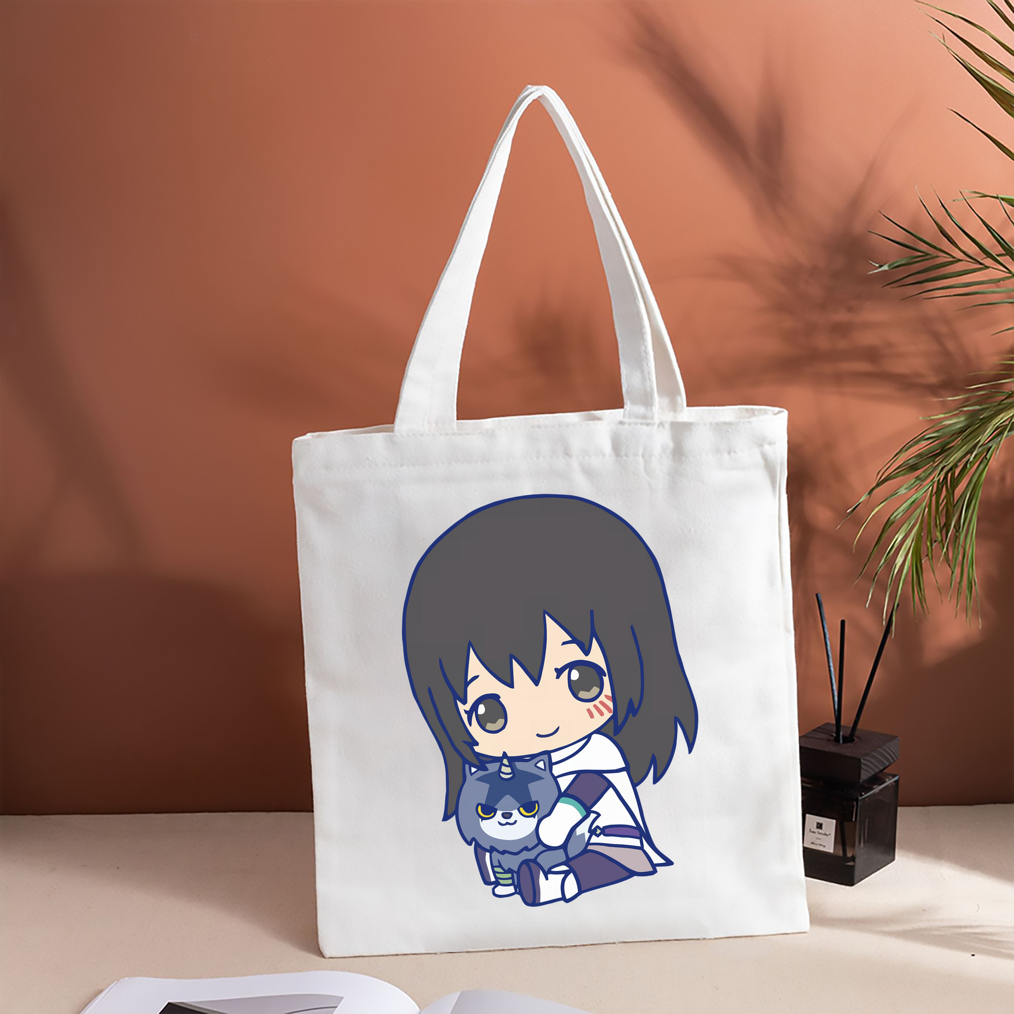 転スラ Regarding Reincarnated to Slime 縦型キャンバス生地手提げバッグ　トートバッグ