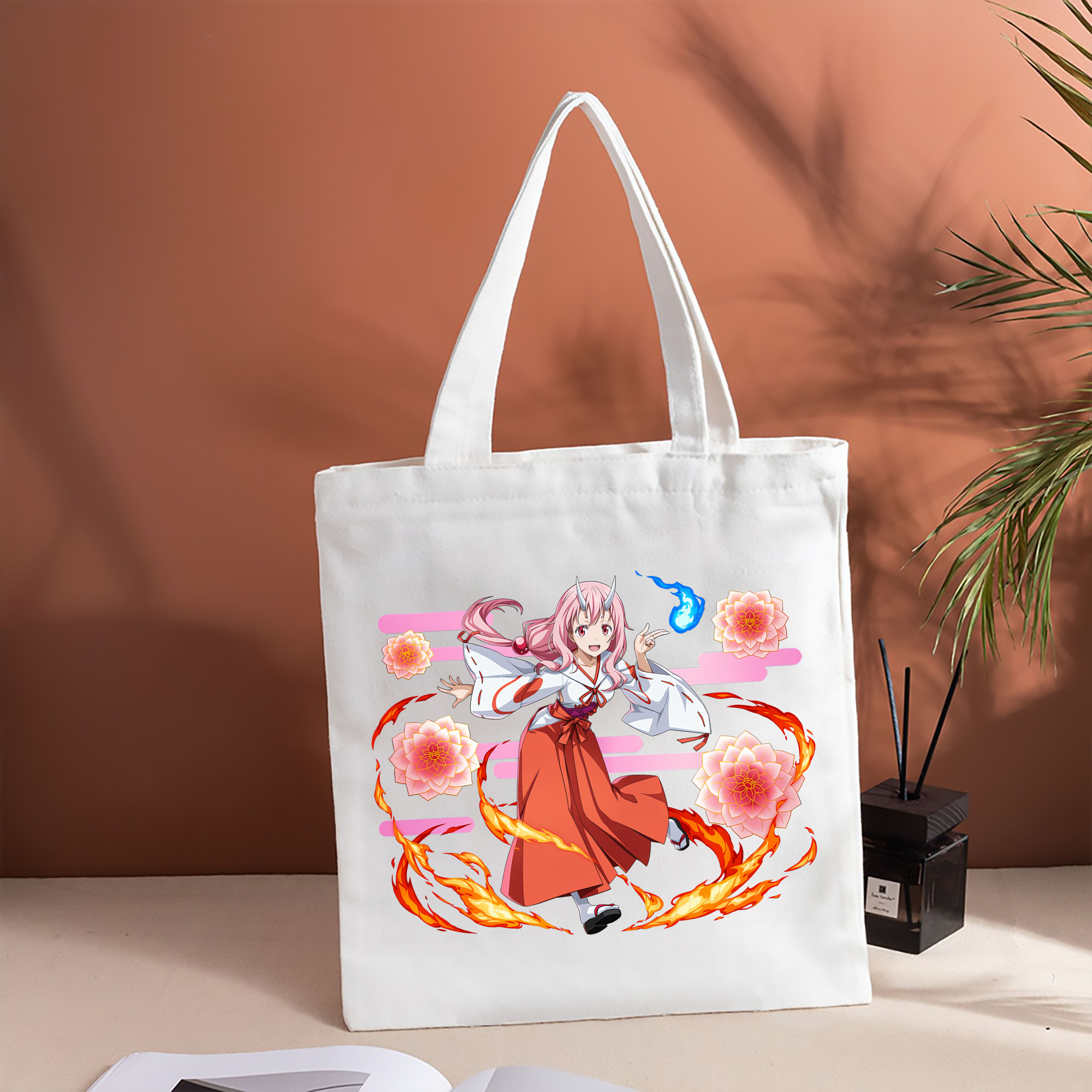 転スラ Regarding Reincarnated to Slime 縦型キャンバス生地手提げバッグ　トートバッグ