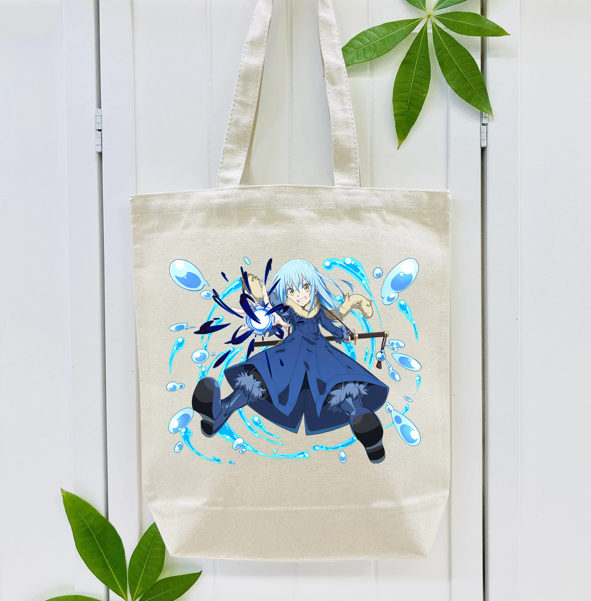 転スラ Regarding Reincarnated to Slime 縦型キャンバス生地手提げバッグ　トートバッグ