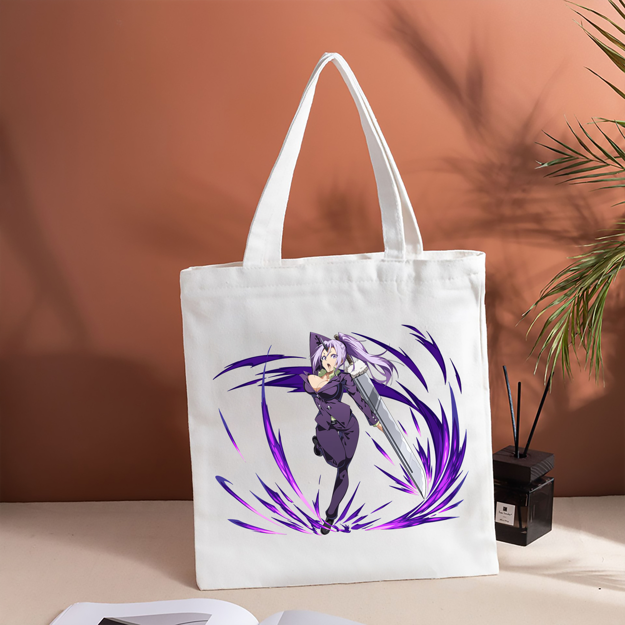 転スラ Regarding Reincarnated to Slime 縦型キャンバス生地手提げバッグ　トートバッグ