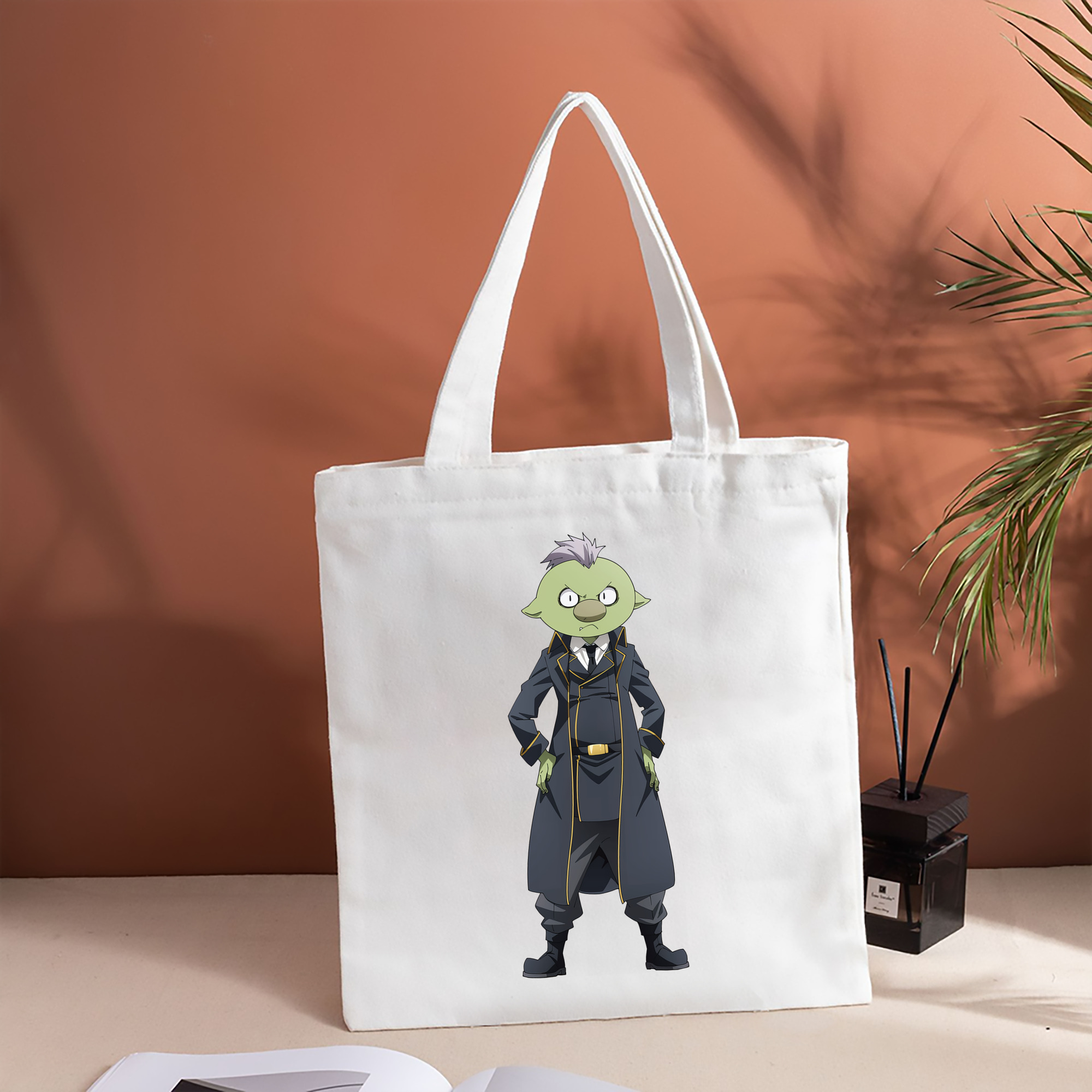 転スラ Regarding Reincarnated to Slime 縦型キャンバス生地手提げバッグ　トートバッグ