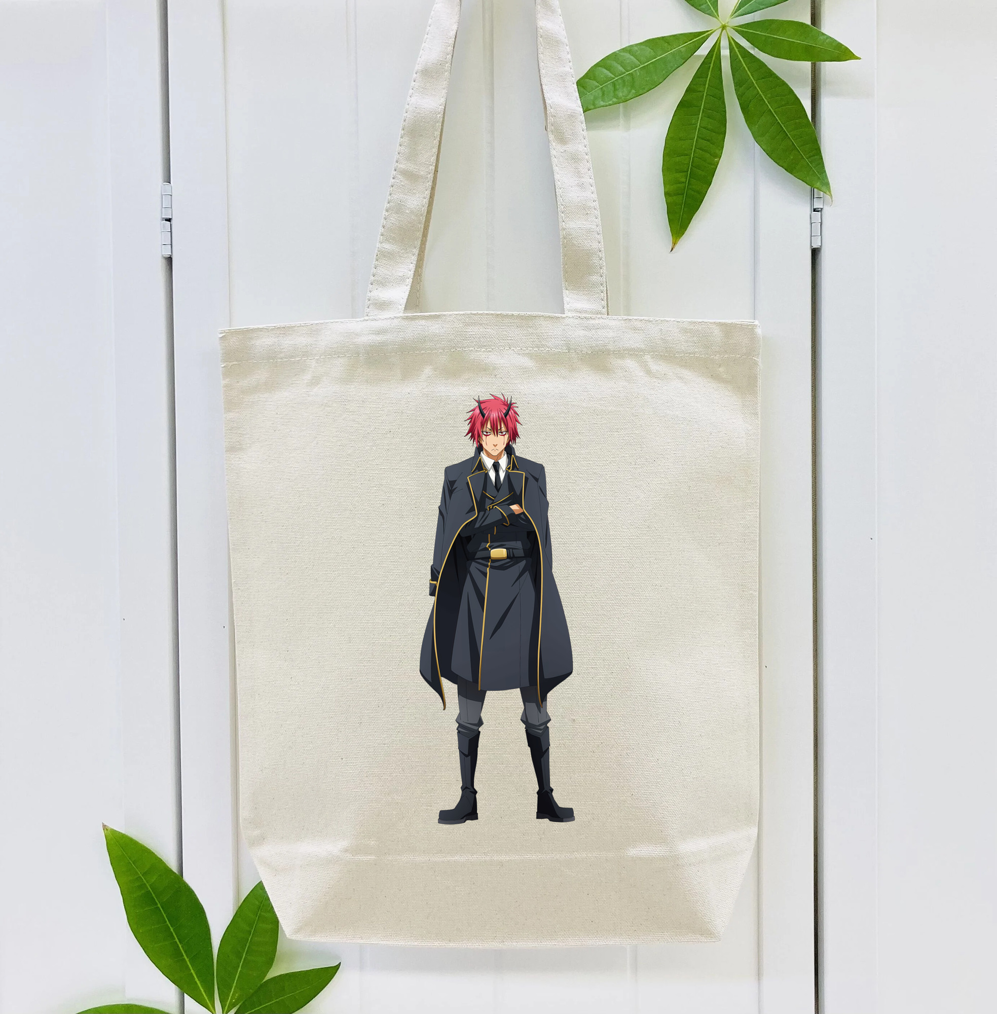 転スラ Regarding Reincarnated to Slime 縦型キャンバス生地手提げバッグ　トートバッグ