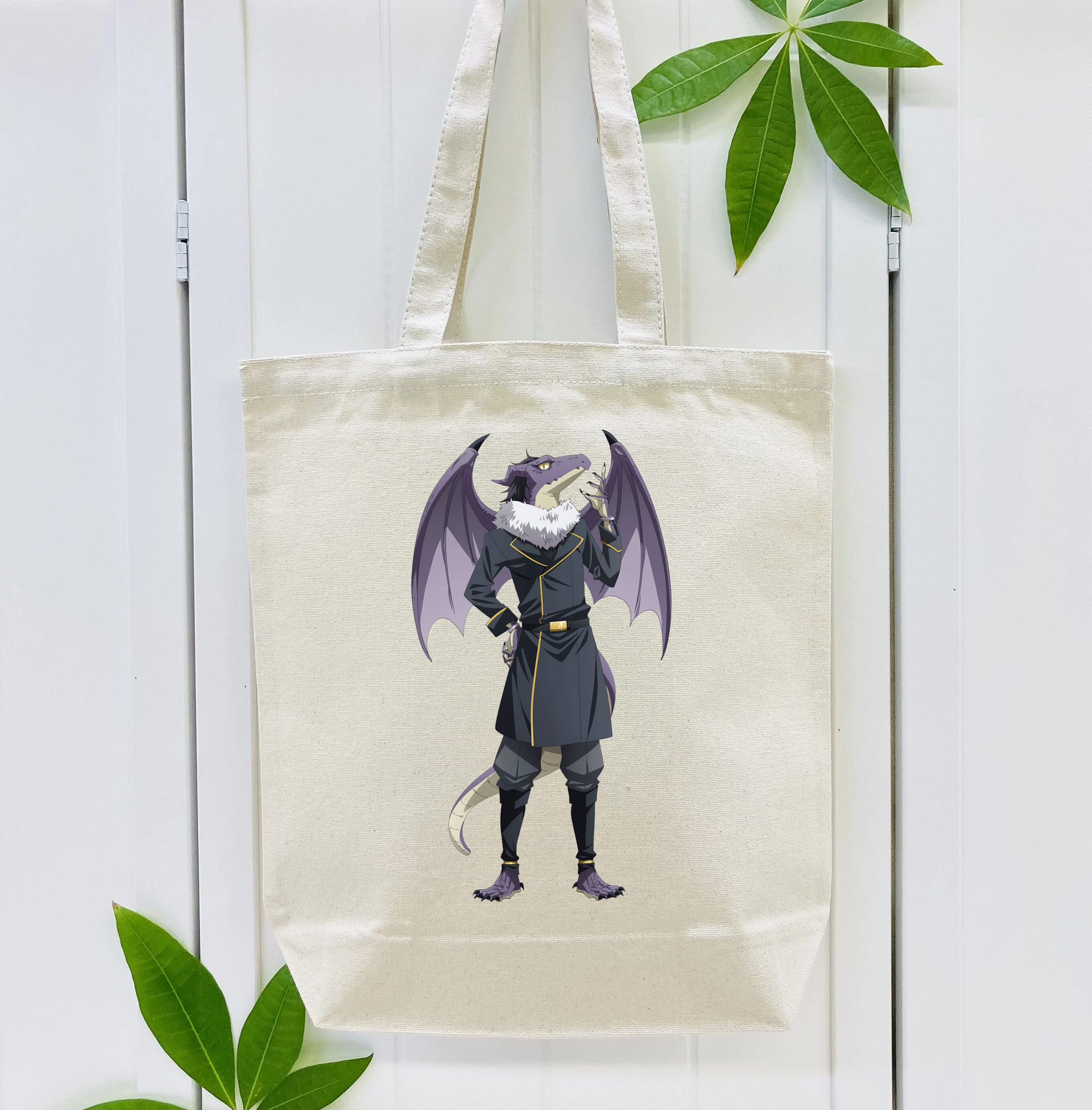 転スラ Regarding Reincarnated to Slime 縦型キャンバス生地手提げバッグ　トートバッグ