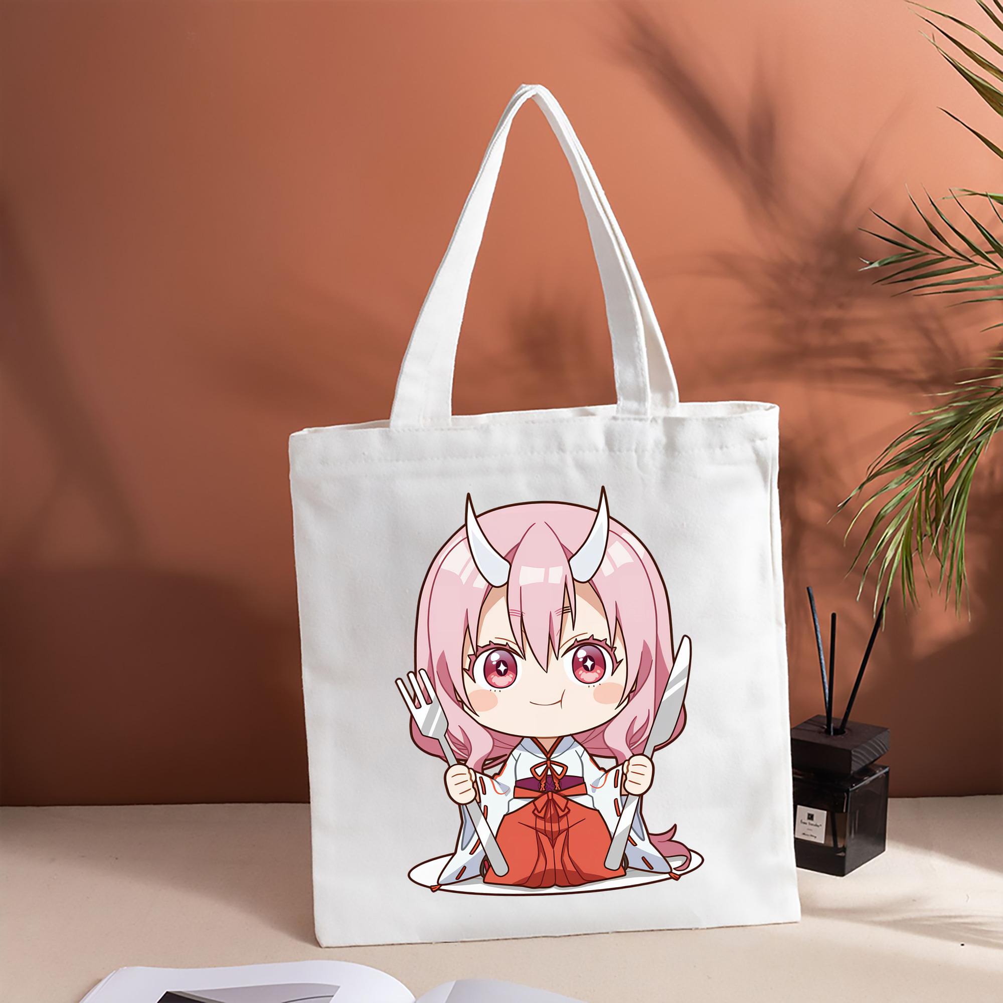 転スラ Regarding Reincarnated to Slime 縦型キャンバス生地手提げバッグ　トートバッグ