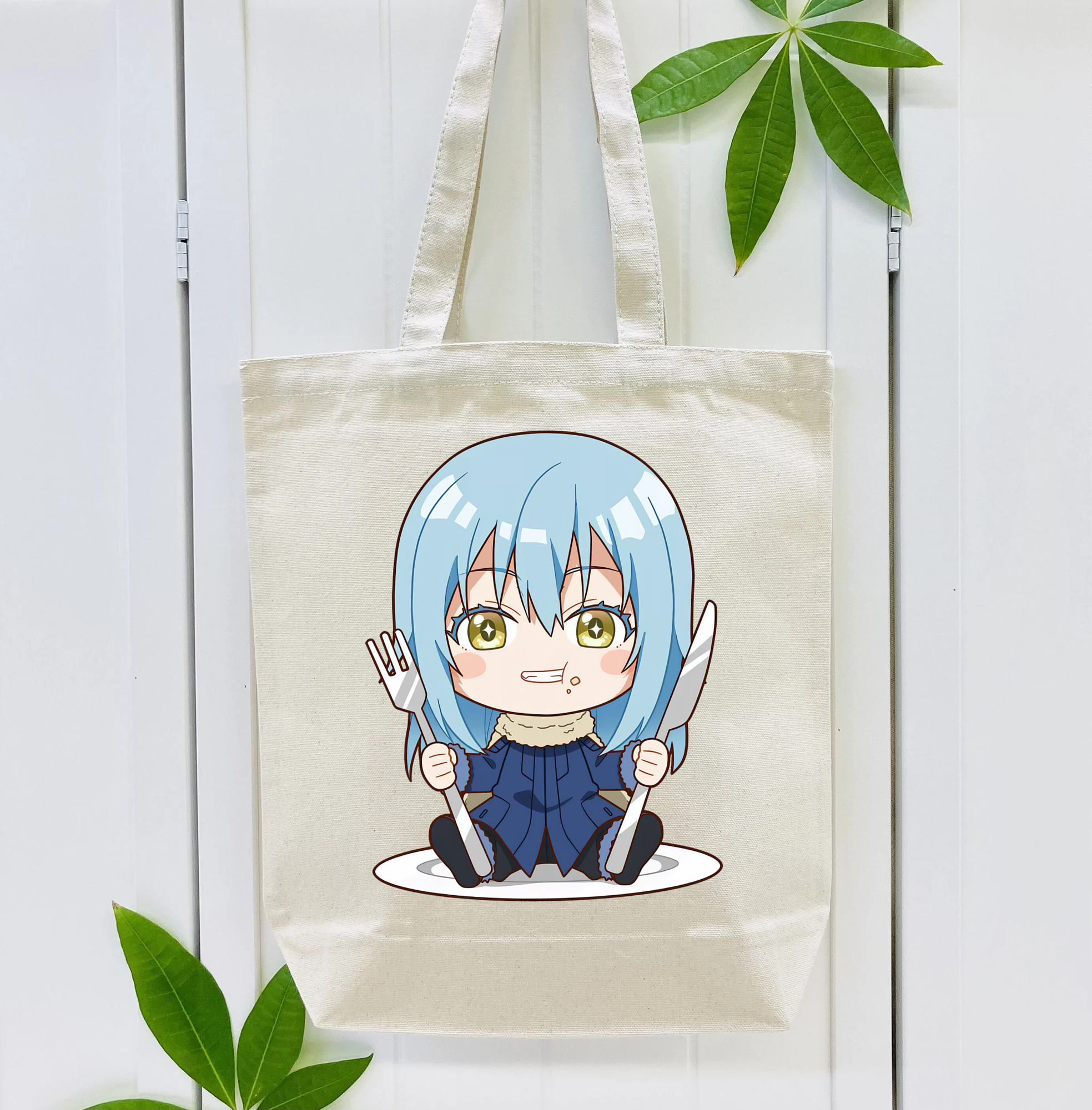 転スラ Regarding Reincarnated to Slime 縦型キャンバス生地手提げバッグ　トートバッグ