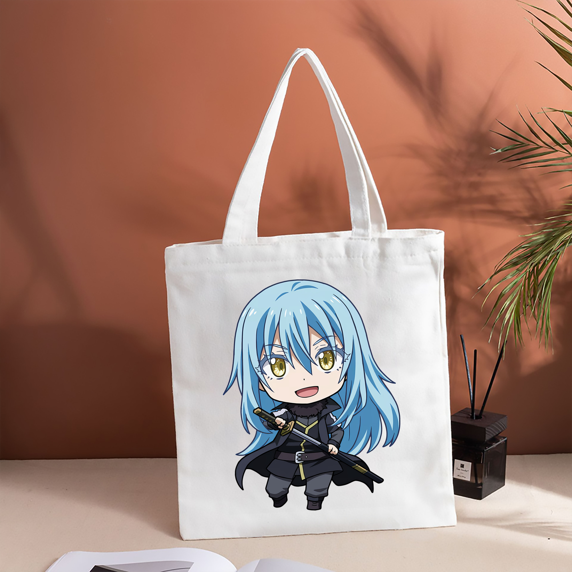 転スラ Regarding Reincarnated to Slime 縦型キャンバス生地手提げバッグ　トートバッグ