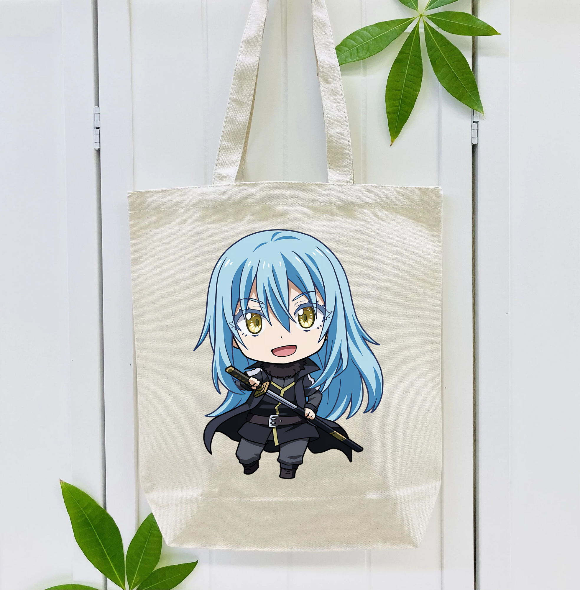 転スラ Regarding Reincarnated to Slime 縦型キャンバス生地手提げバッグ　トートバッグ