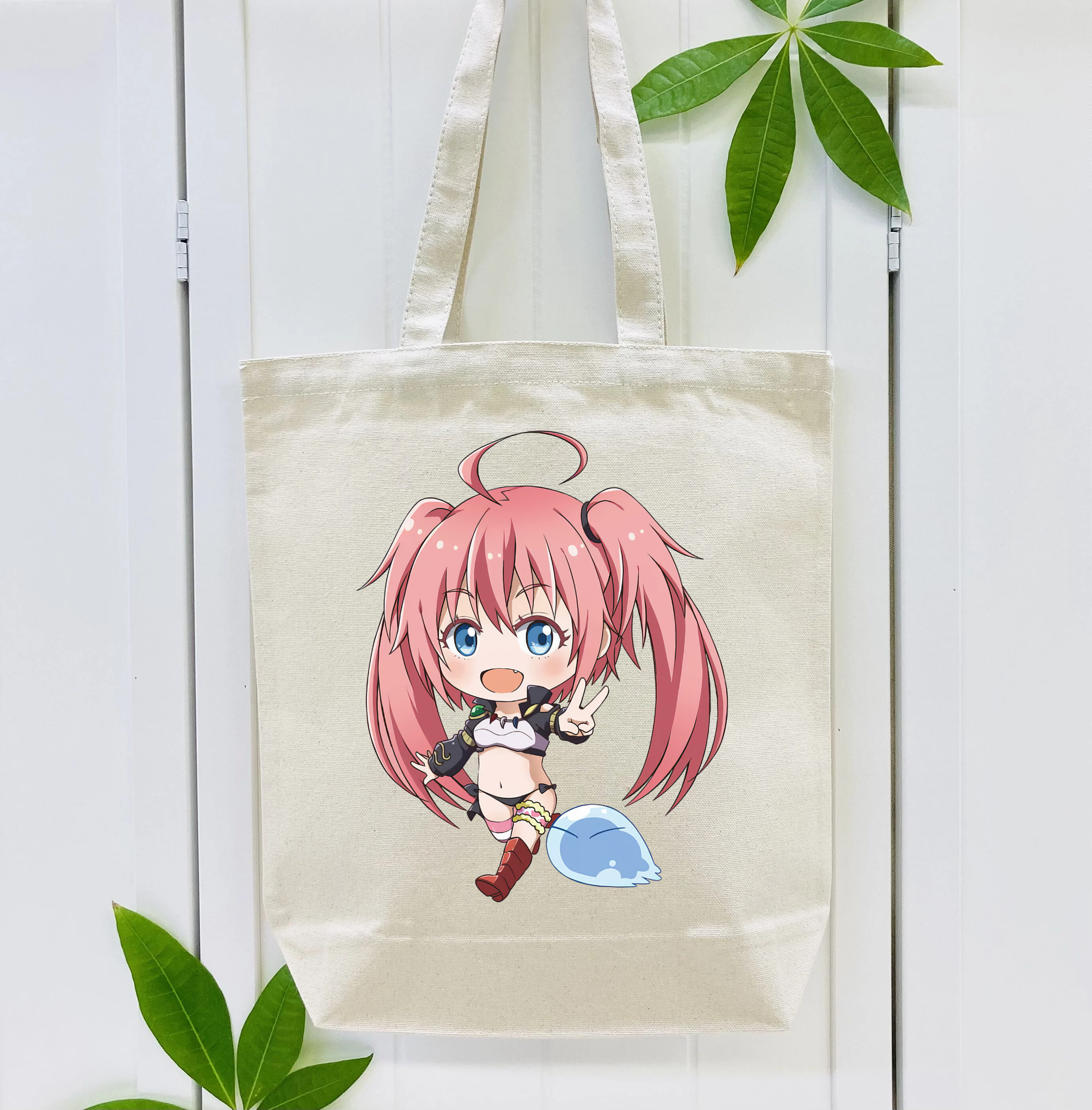 転スラ Regarding Reincarnated to Slime 縦型キャンバス生地手提げバッグ　トートバッグ