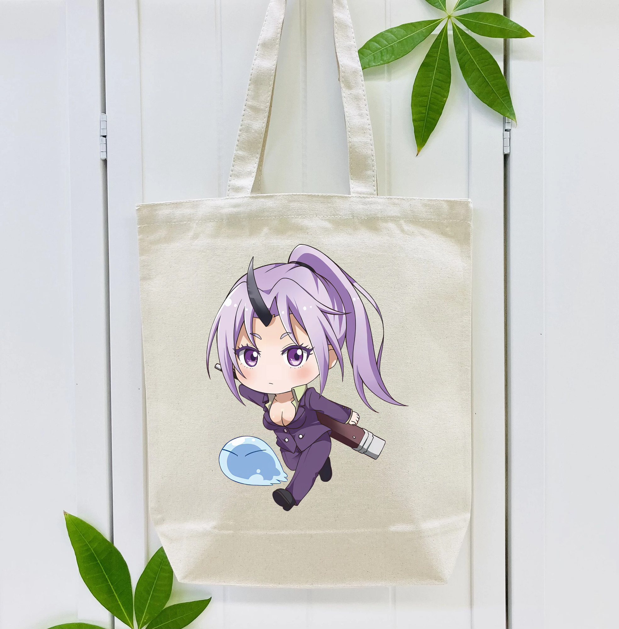 転スラ Regarding Reincarnated to Slime 縦型キャンバス生地手提げバッグ　トートバッグ