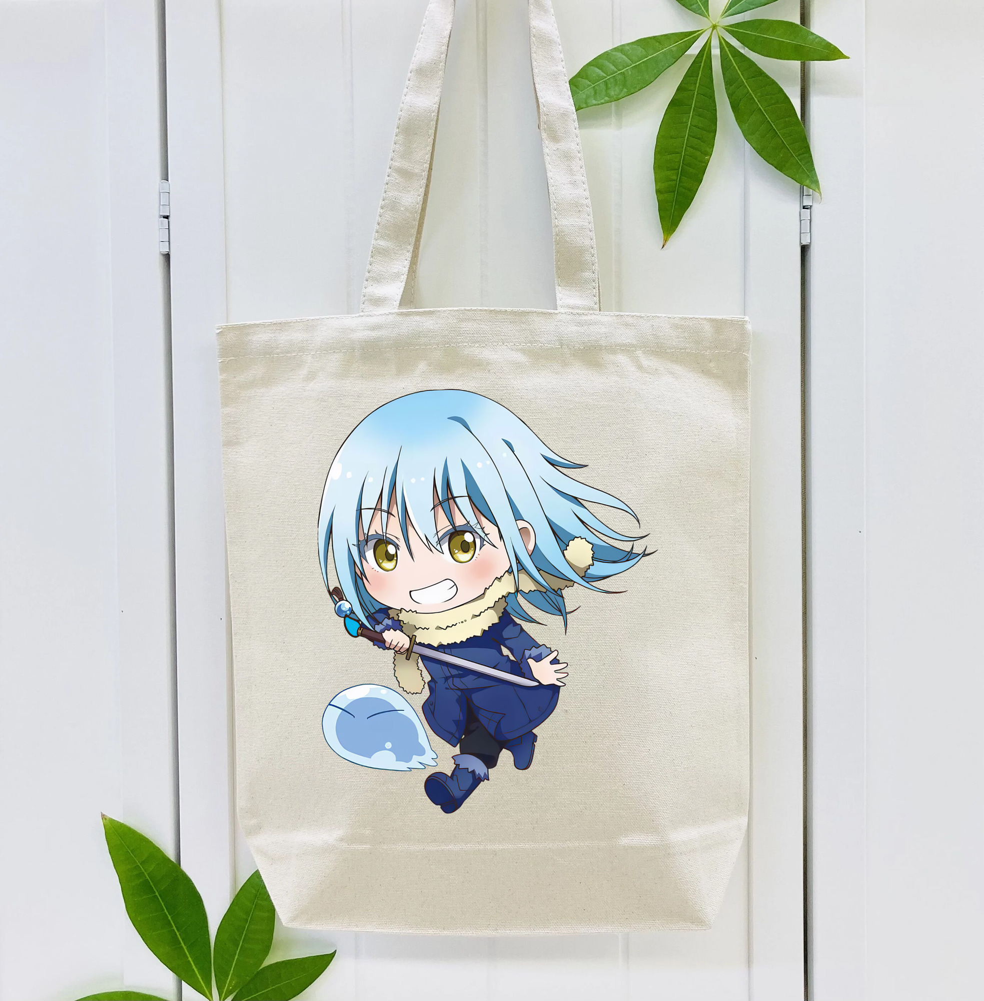 転スラ Regarding Reincarnated to Slime 縦型キャンバス生地手提げバッグ　トートバッグ