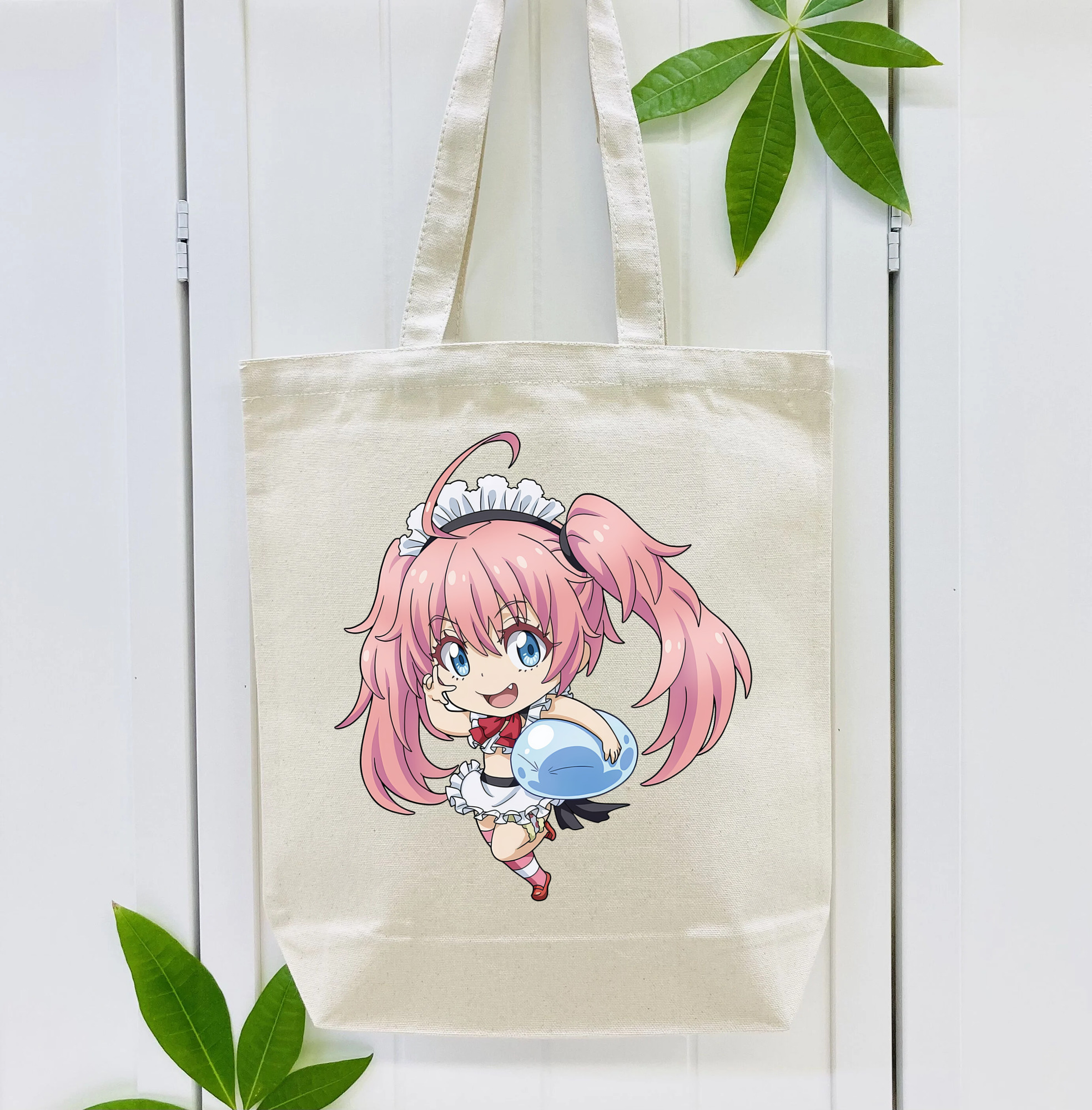 転スラ Regarding Reincarnated to Slime 縦型キャンバス生地手提げバッグ　トートバッグ