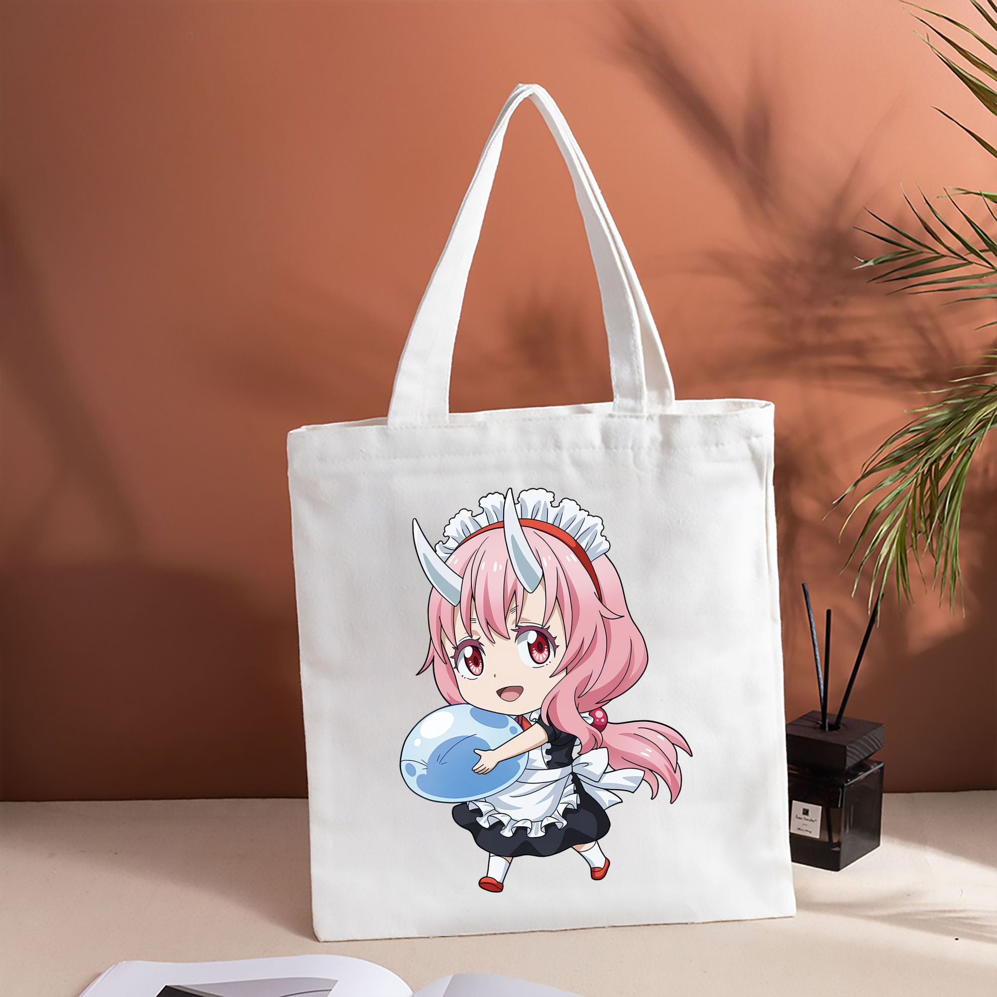 転スラ Regarding Reincarnated to Slime 縦型キャンバス生地手提げバッグ　トートバッグ