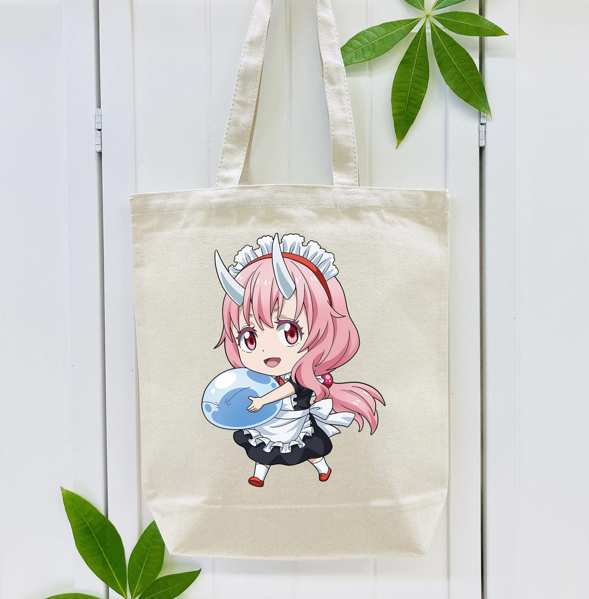 転スラ Regarding Reincarnated to Slime 縦型キャンバス生地手提げバッグ　トートバッグ