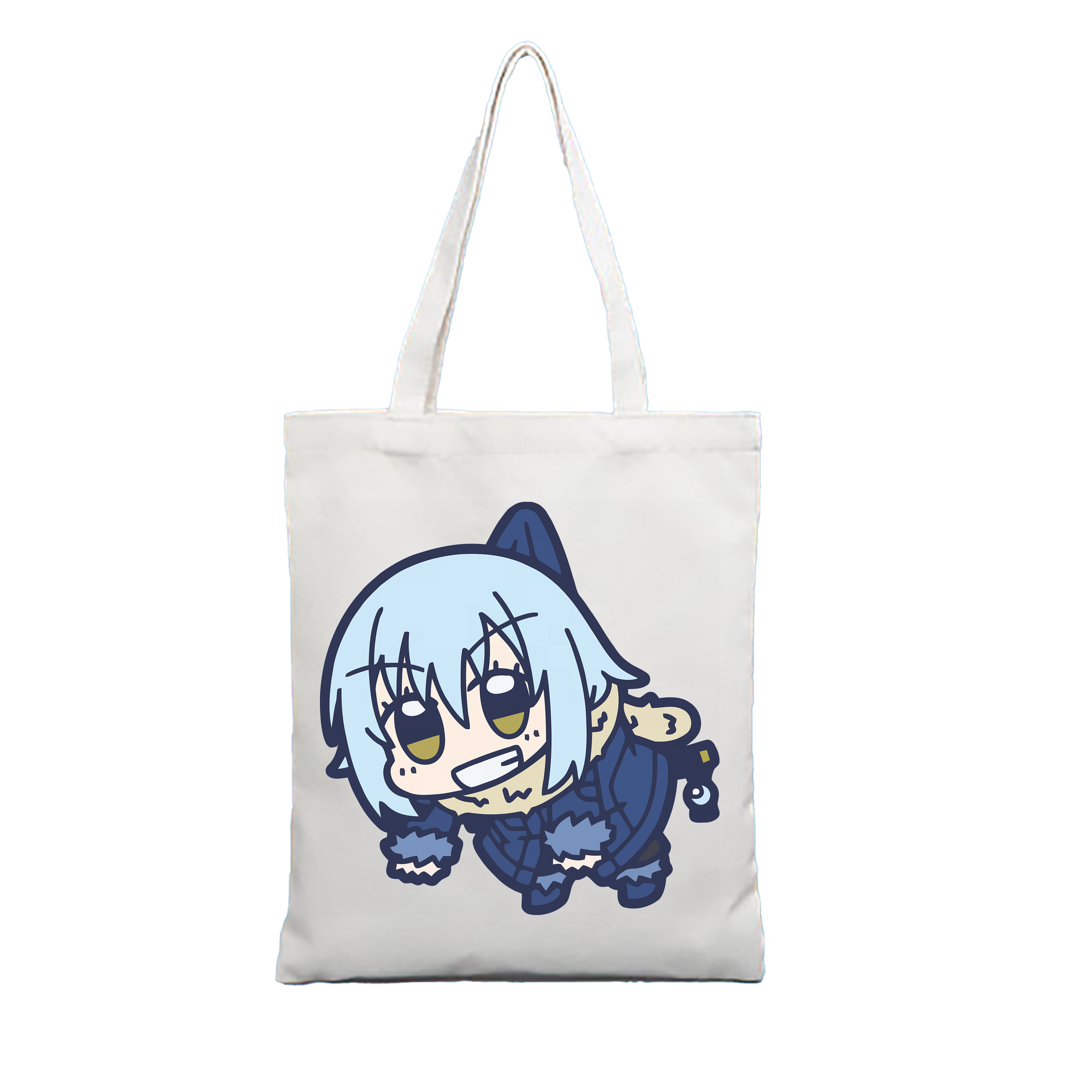 （画像用） 転スラ Regarding Reincarnated to Slime 縦型キャンバス生地手提げバッグ　トートバッグ