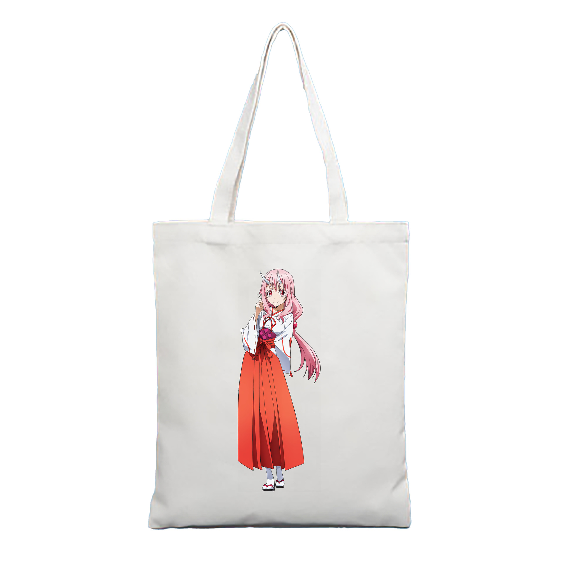 （画像用） 転スラ Regarding Reincarnated to Slime 縦型キャンバス生地手提げバッグ　トートバッグ