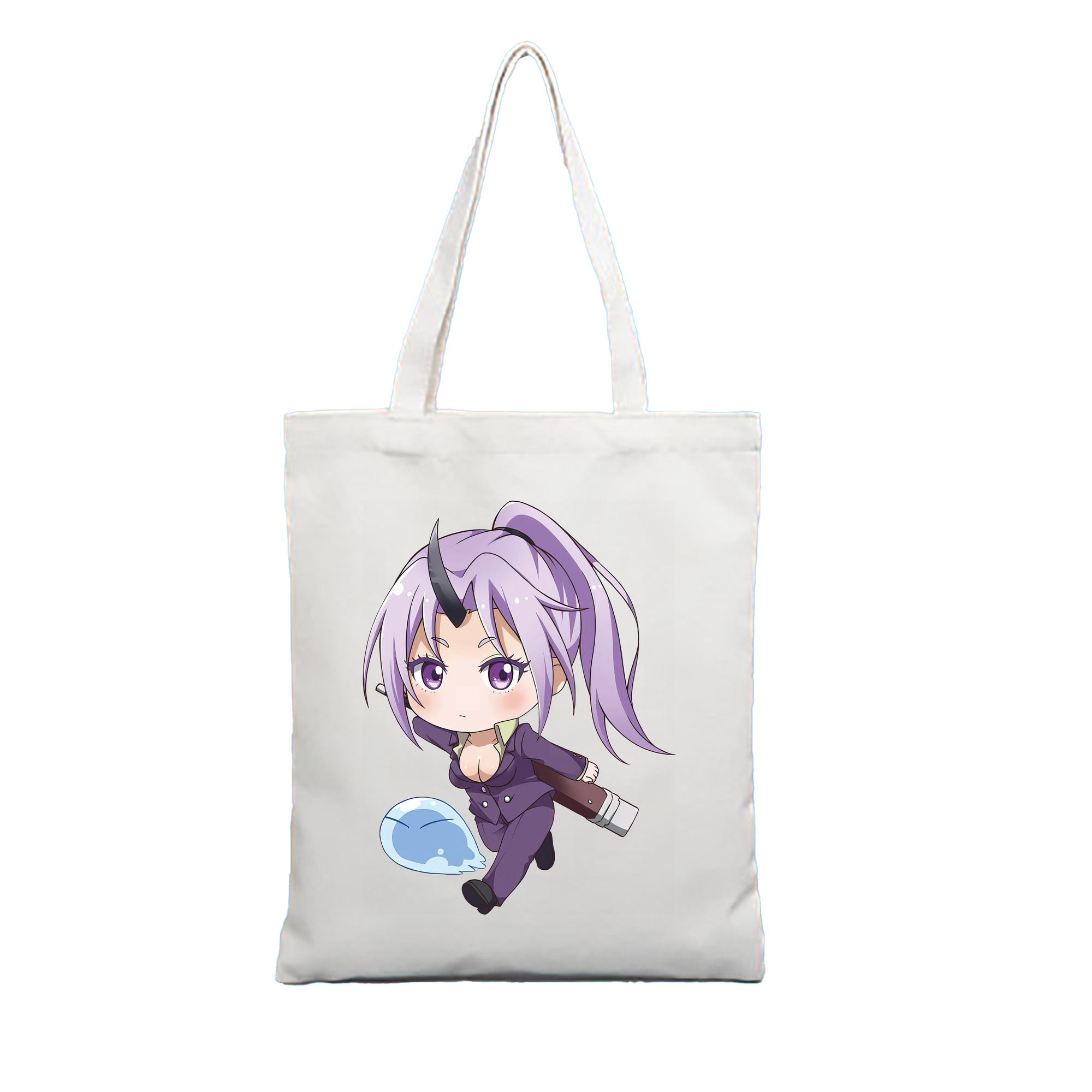 （画像用） 転スラ Regarding Reincarnated to Slime 縦型キャンバス生地手提げバッグ　トートバッグ