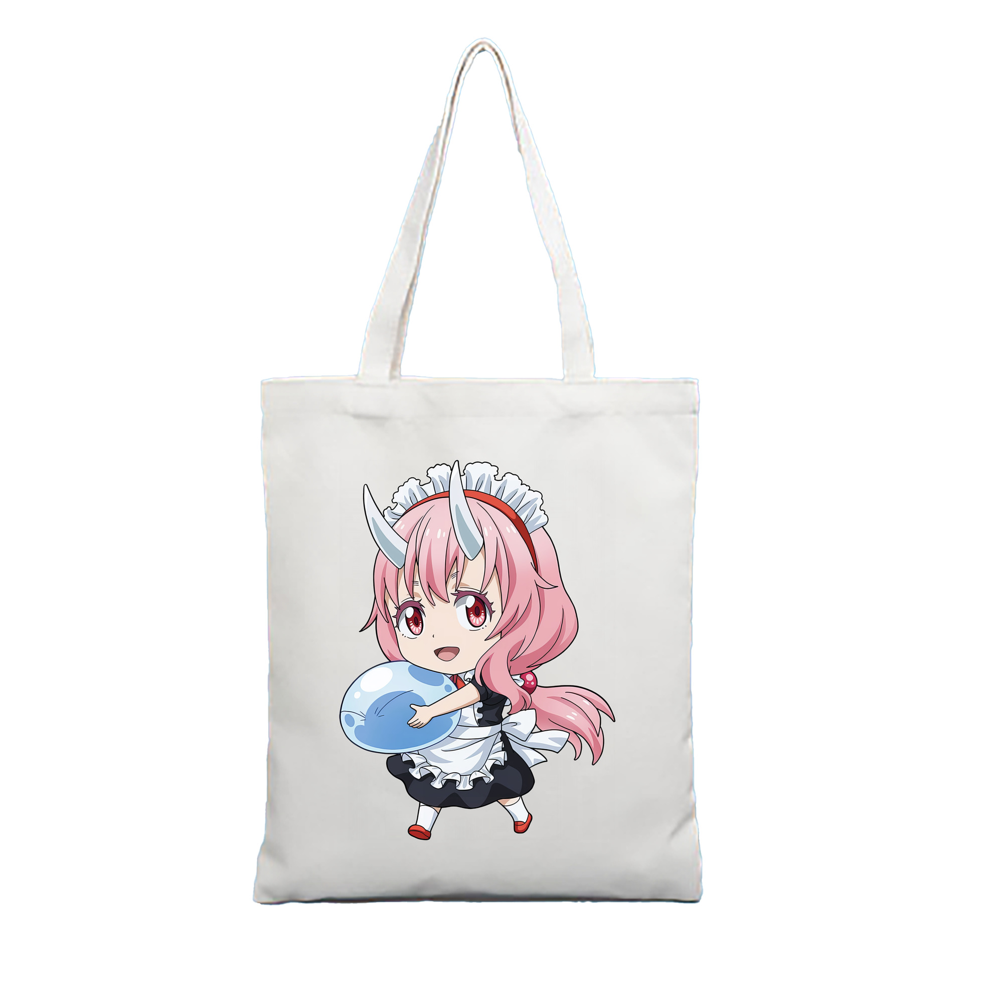 （画像用） 転スラ Regarding Reincarnated to Slime 縦型キャンバス生地手提げバッグ　トートバッグ