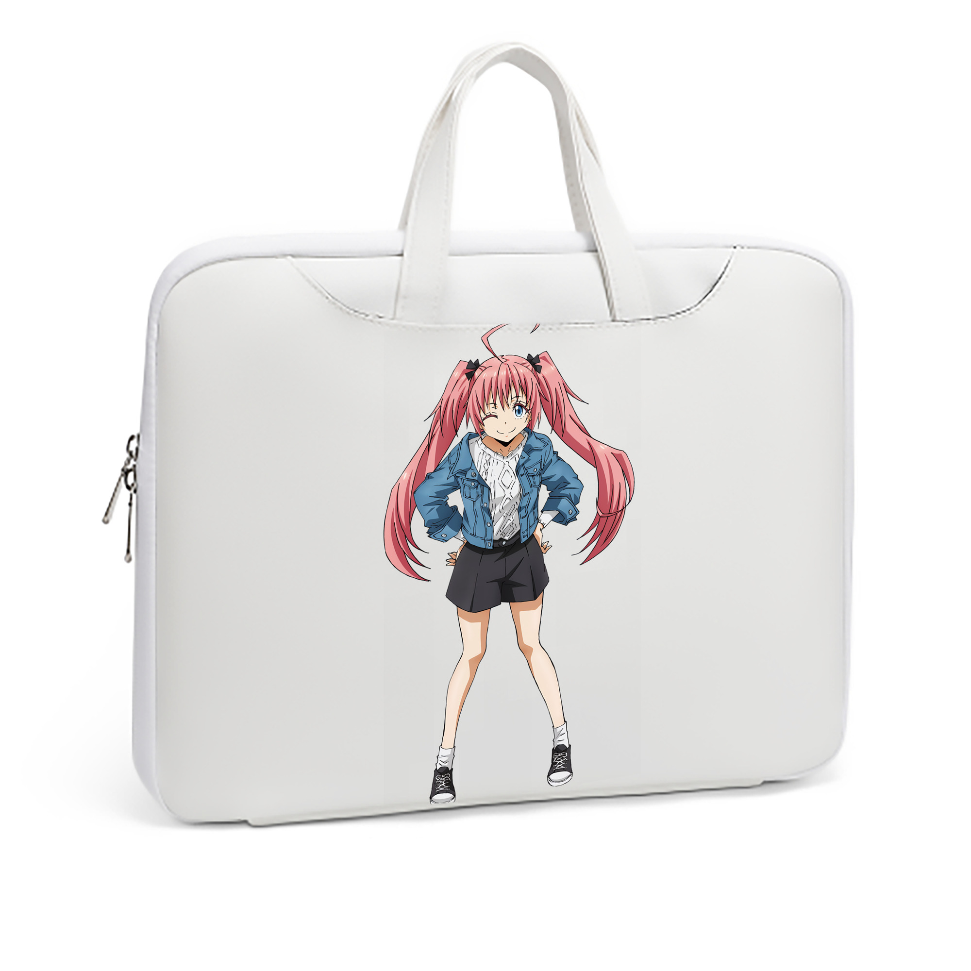 （画像用） 転スラ Regarding Reincarnated to Slime レザーラップトップバッグ　ノートパソコンケース
