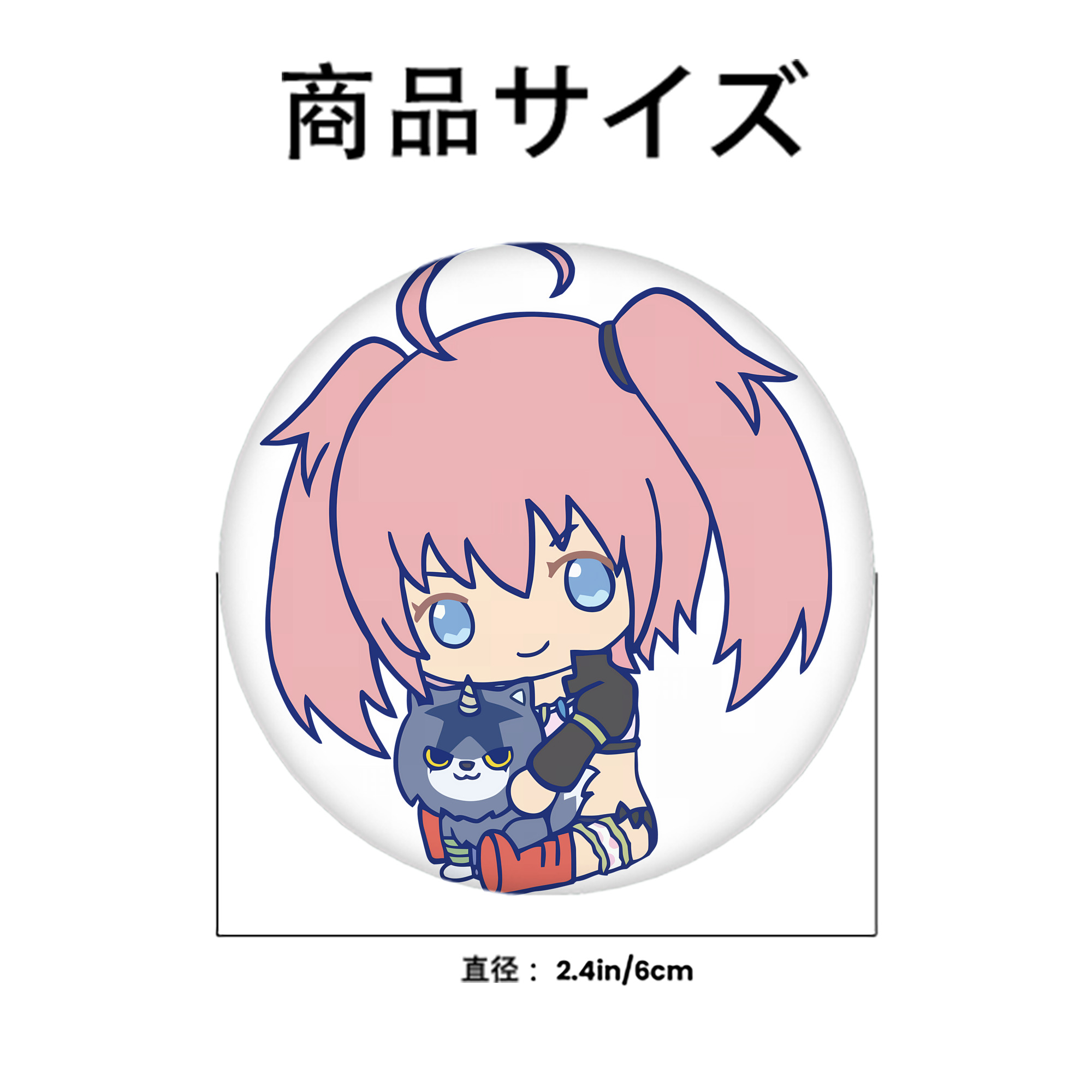転スラ Regarding Reincarnated to Slime 6cm 缶バッジ 複数セット