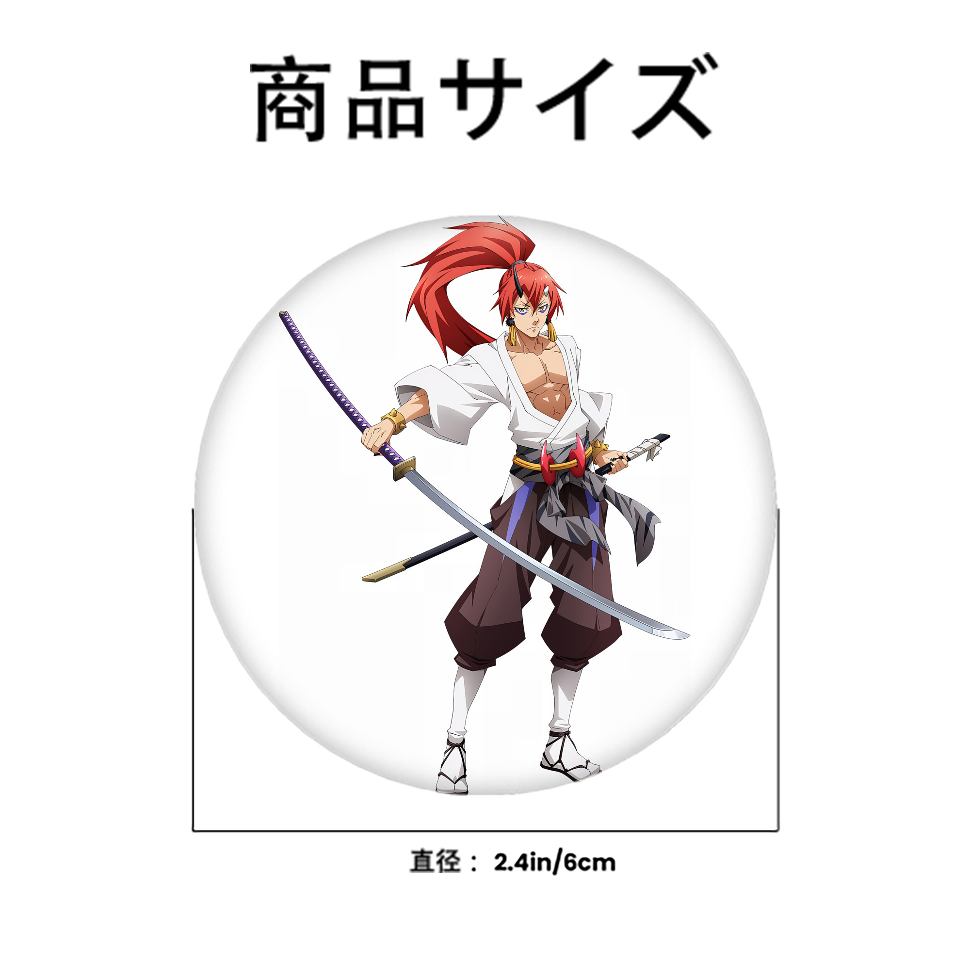 転スラ Regarding Reincarnated to Slime 6cm 缶バッジ 複数セット