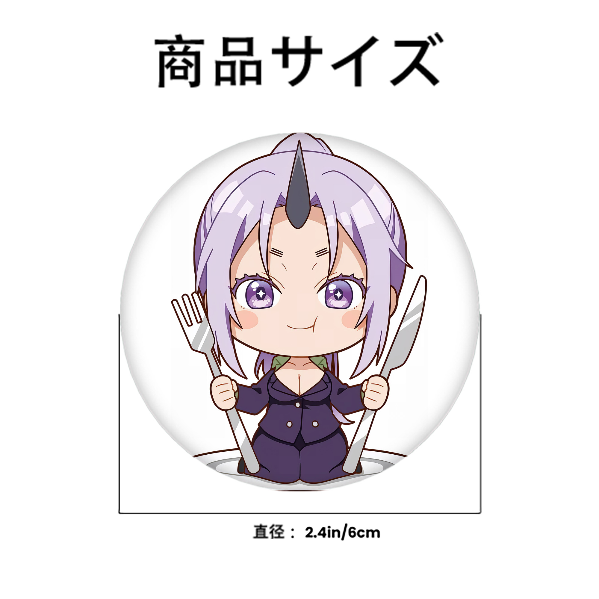 転スラ Regarding Reincarnated to Slime 6cm 缶バッジ 複数セット