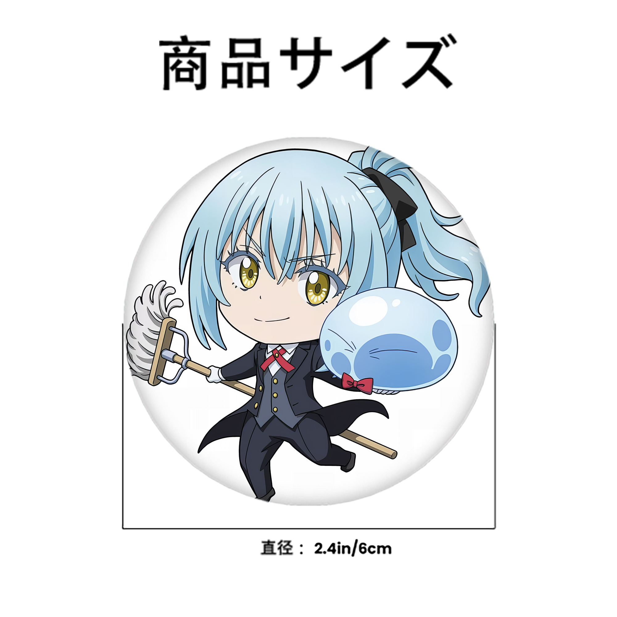 転スラ Regarding Reincarnated to Slime 6cm 缶バッジ 複数セット