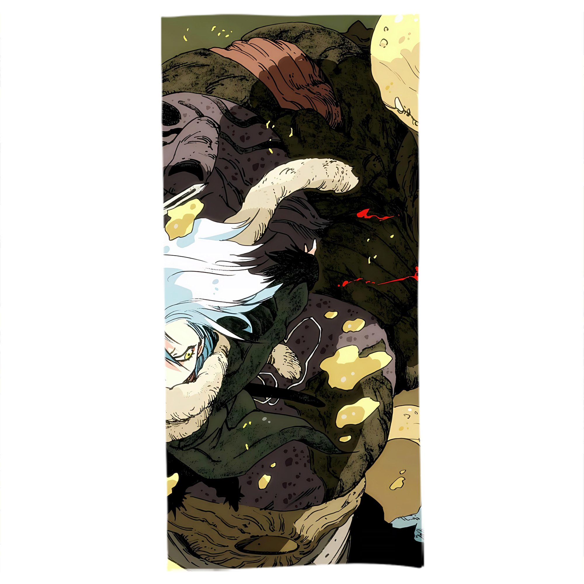 （画像用） 転スラ Regarding Reincarnated to Slime 大判バスタオル 70×140cm 吸水速乾 柔らかい肌触り