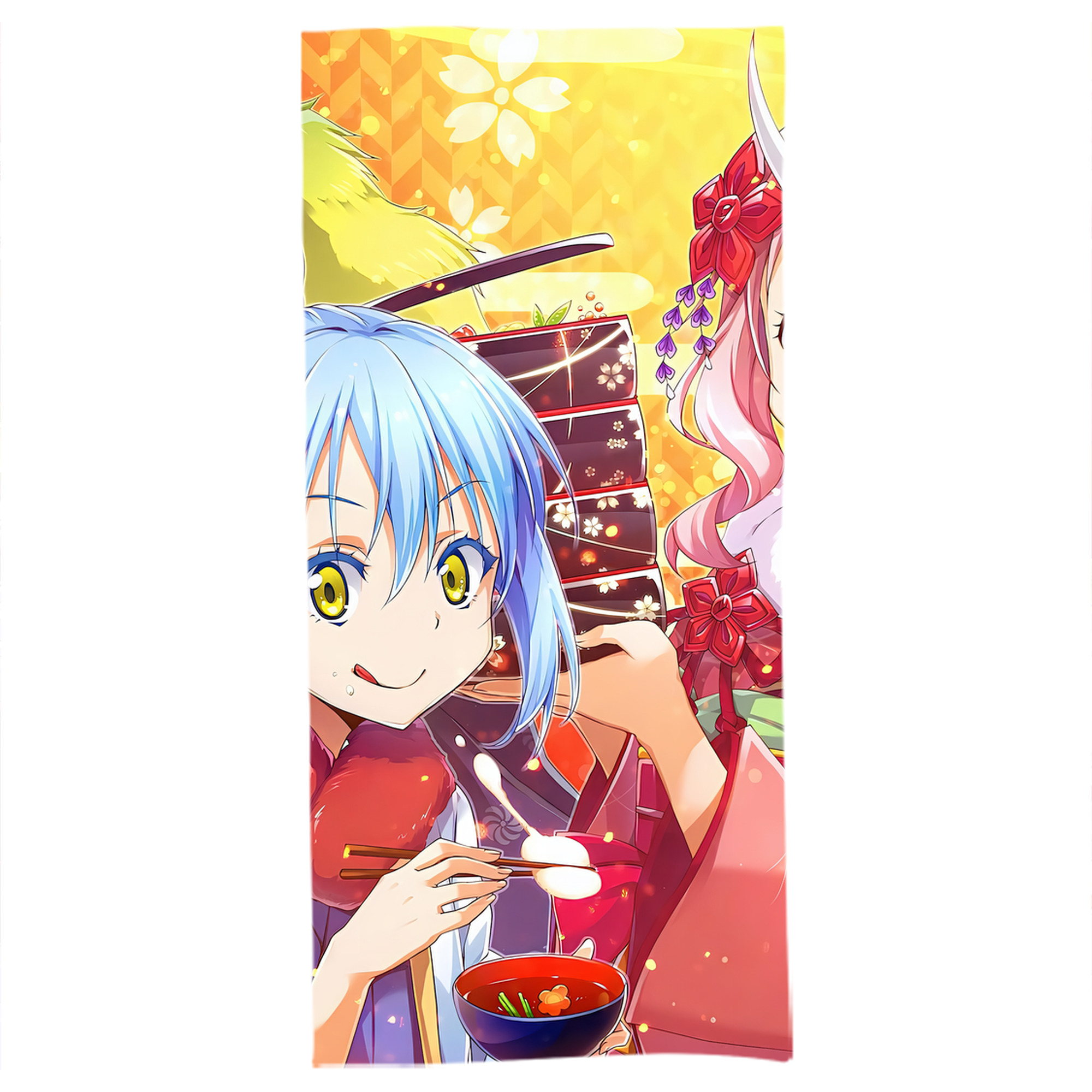（画像用） 転スラ Regarding Reincarnated to Slime 大判バスタオル 70×140cm 吸水速乾 柔らかい肌触り