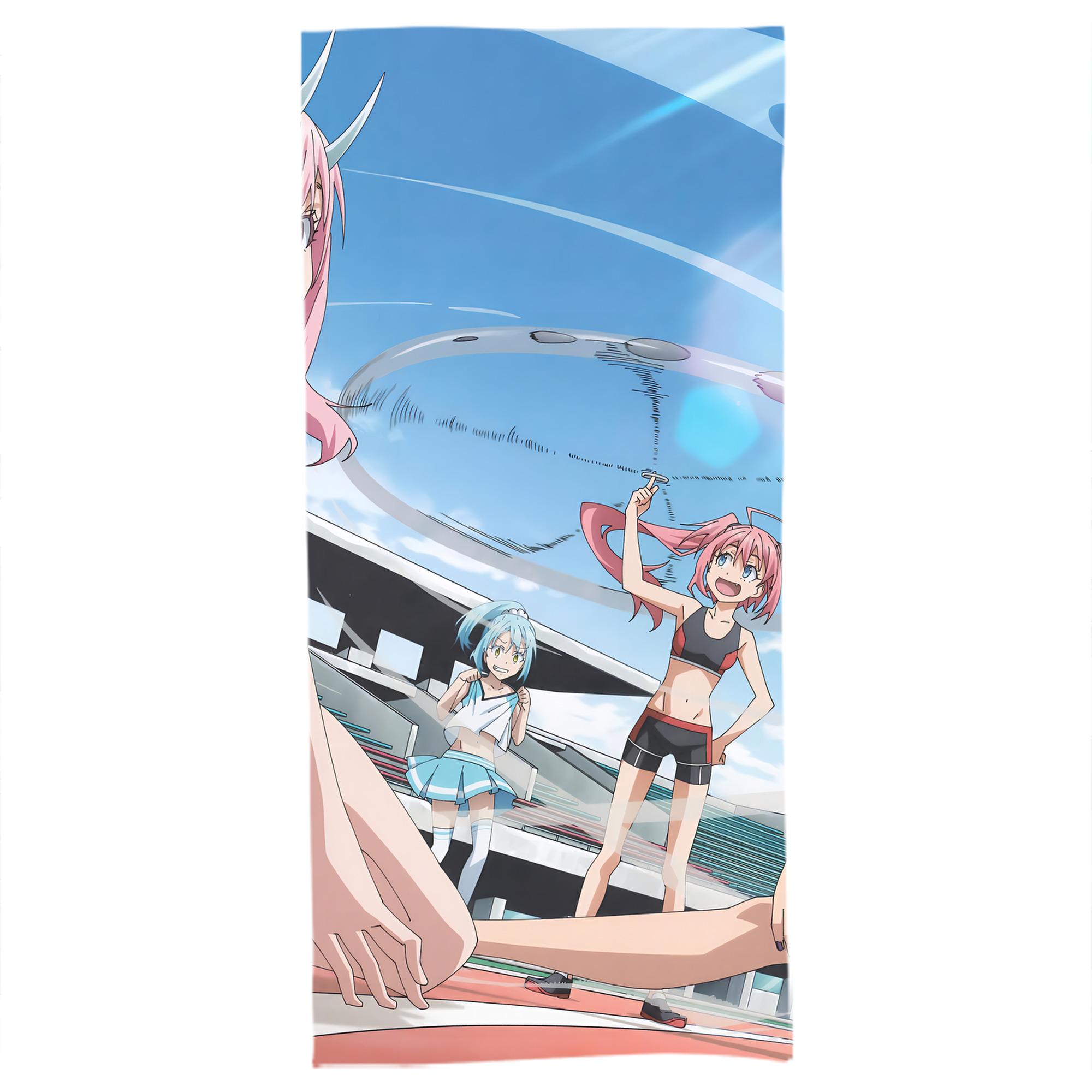 （画像用） 転スラ Regarding Reincarnated to Slime 大判バスタオル 70×140cm 吸水速乾 柔らかい肌触り