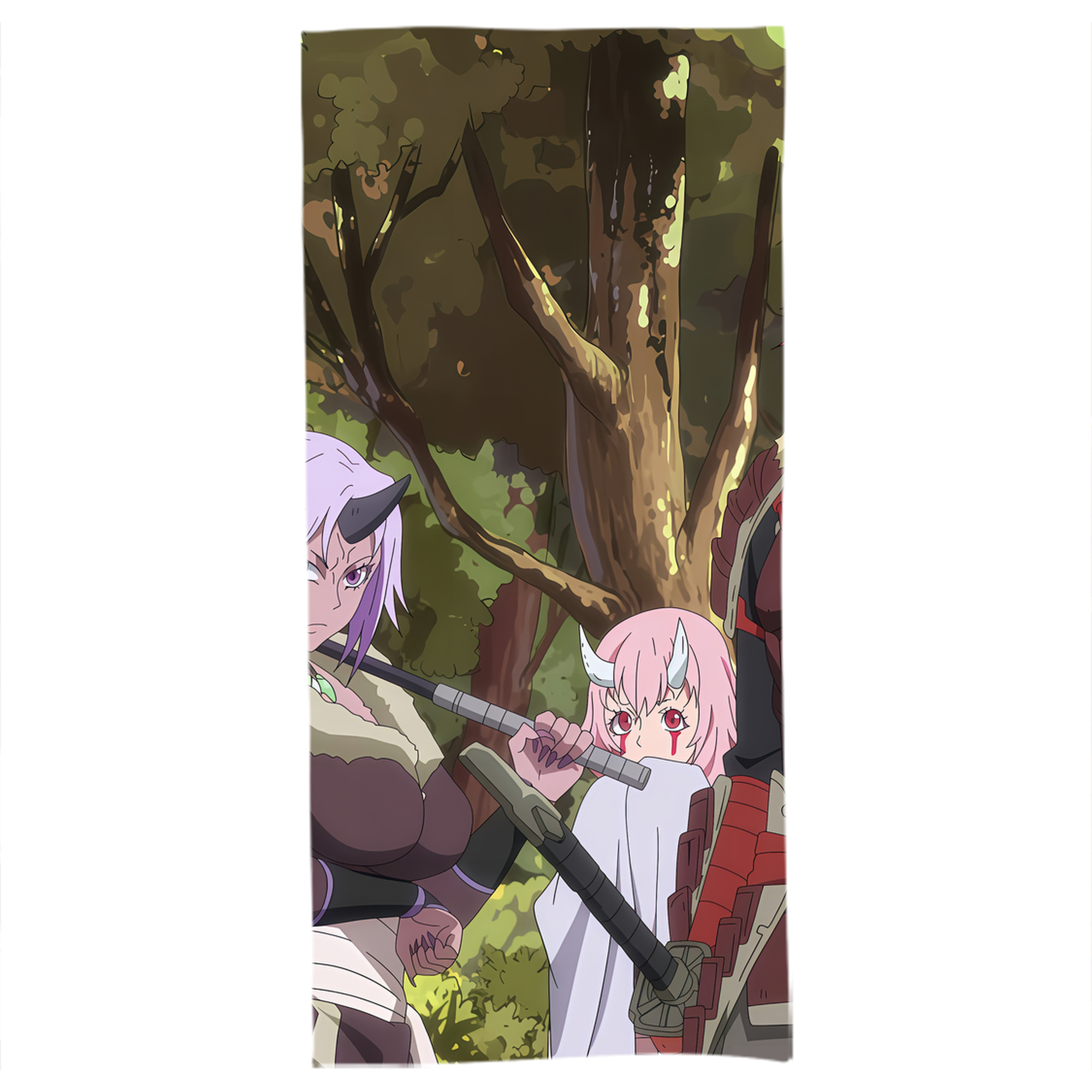 （画像用） 転スラ Regarding Reincarnated to Slime 大判バスタオル 70×140cm 吸水速乾 柔らかい肌触り