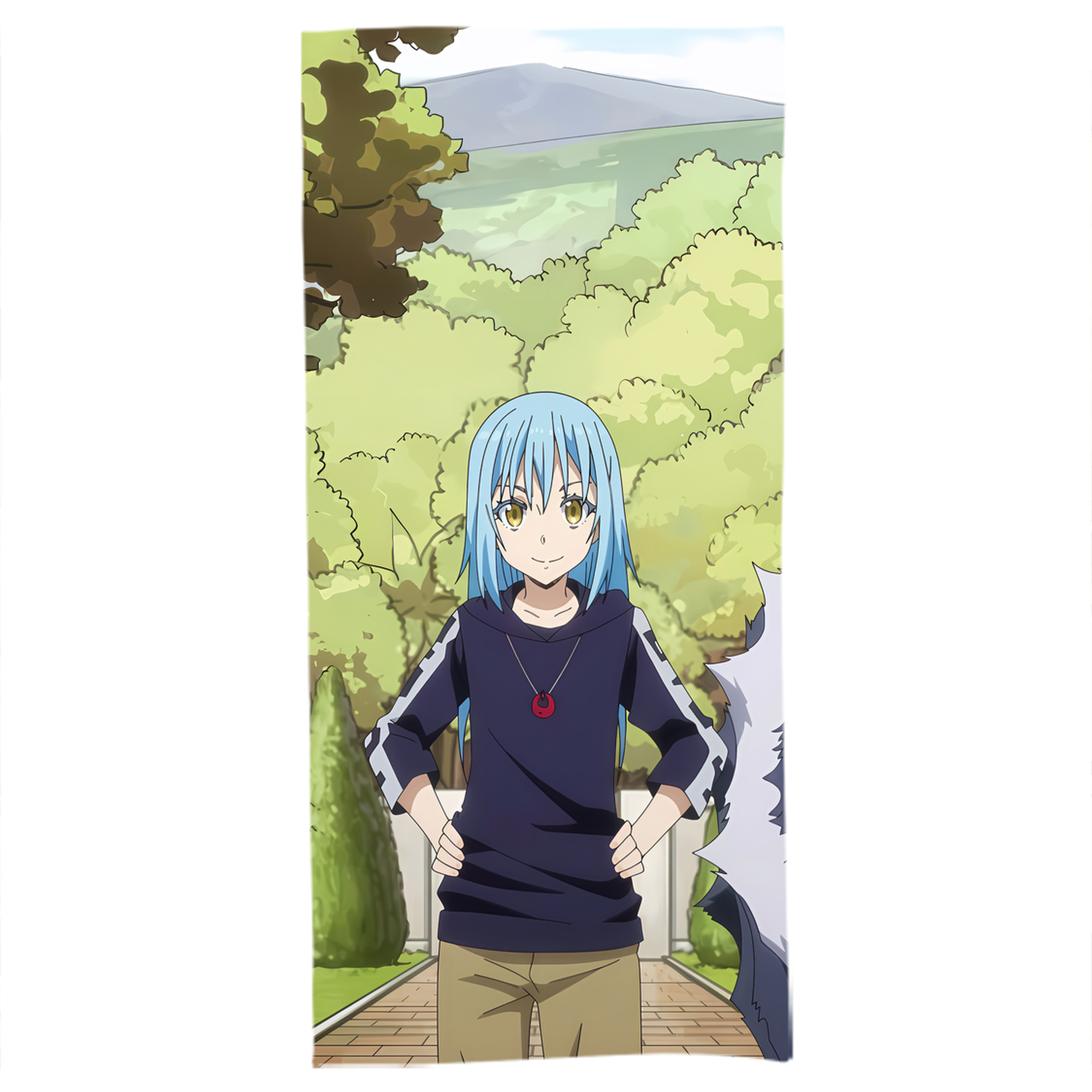（画像用） 転スラ Regarding Reincarnated to Slime 大判バスタオル 70×140cm 吸水速乾 柔らかい肌触り