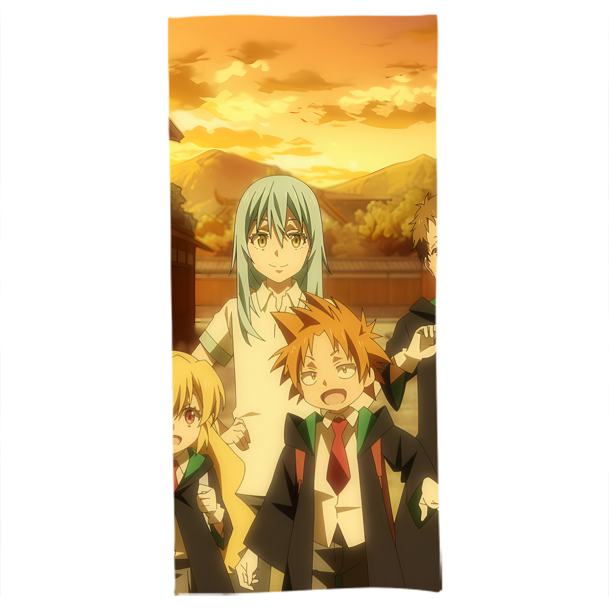 （画像用） 転スラ Regarding Reincarnated to Slime 大判バスタオル 70×140cm 吸水速乾 柔らかい肌触り