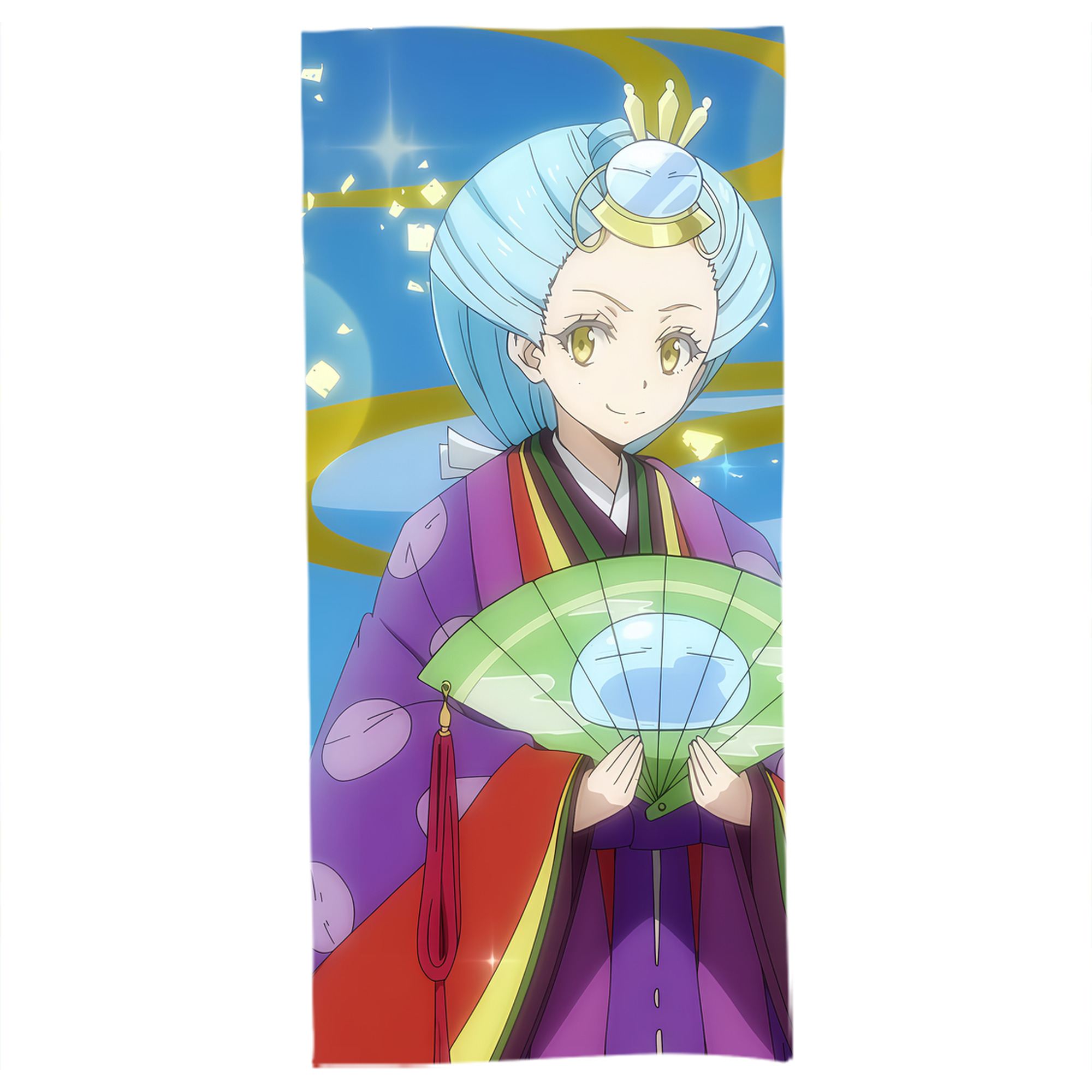 （画像用） 転スラ Regarding Reincarnated to Slime 大判バスタオル 70×140cm 吸水速乾 柔らかい肌触り