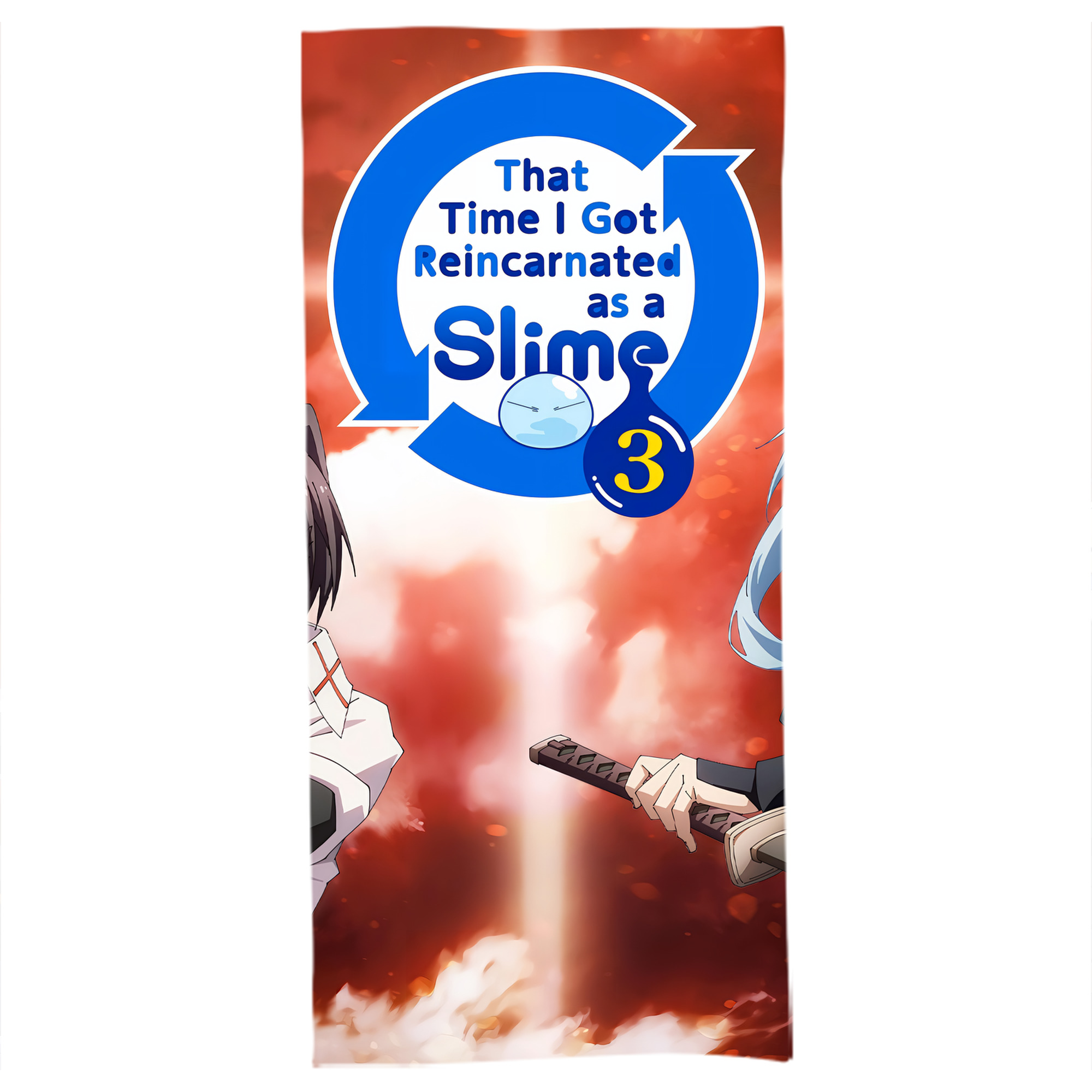 （画像用） 転スラ Regarding Reincarnated to Slime 大判バスタオル 70×140cm 吸水速乾 柔らかい肌触り
