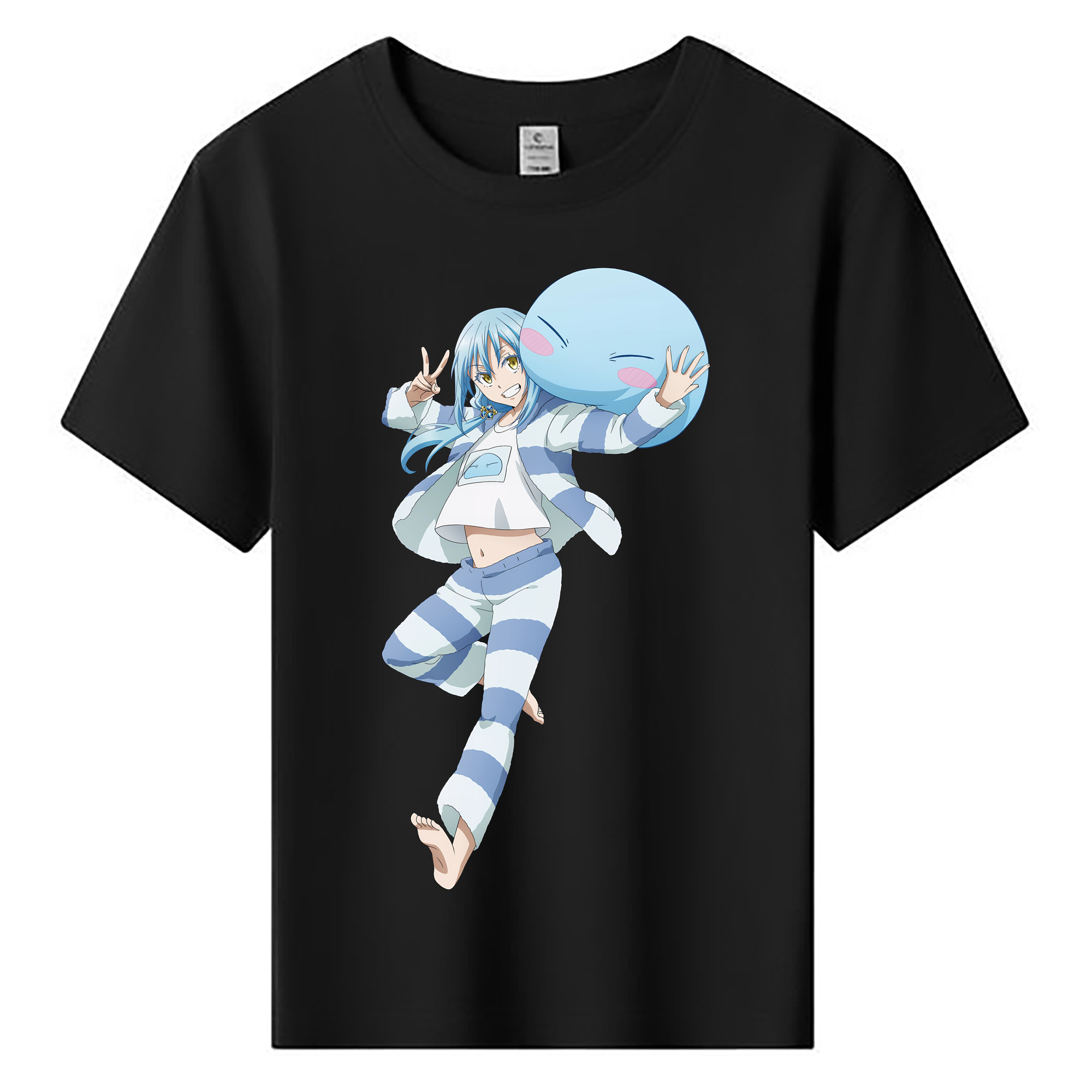 （画像用） 転スラ Regarding Reincarnated to Slime 綿100％キッズTシャツ（フロントプリント）