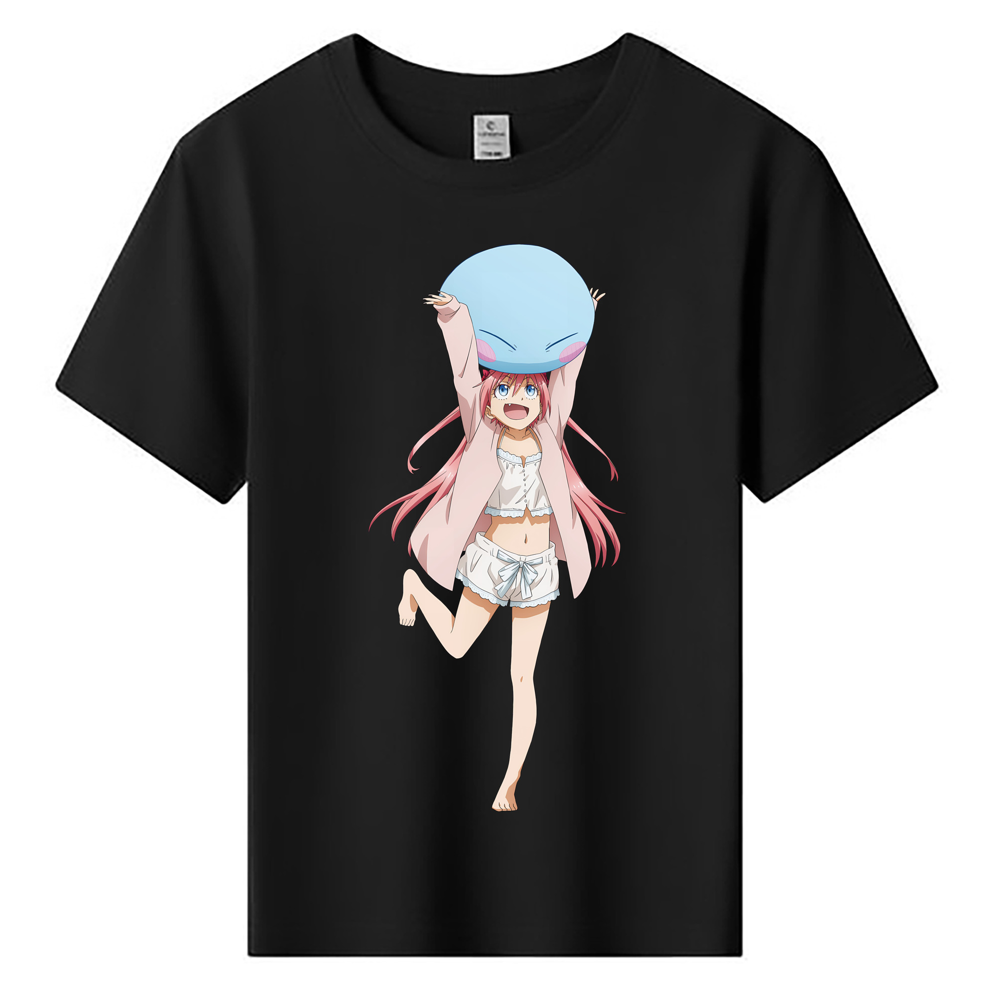 （画像用） 転スラ Regarding Reincarnated to Slime 綿100％キッズTシャツ（フロントプリント）