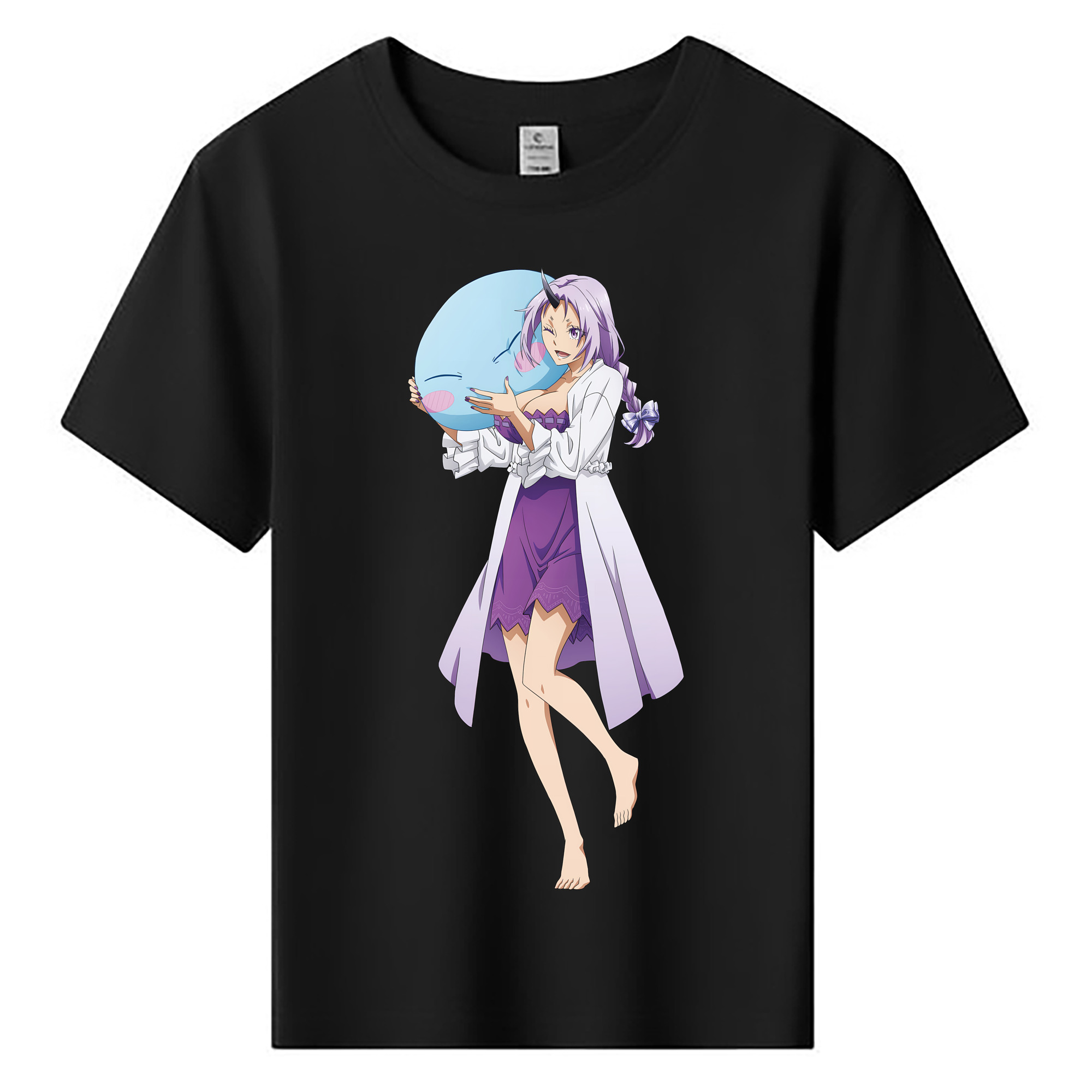 （画像用） 転スラ Regarding Reincarnated to Slime 綿100％キッズTシャツ（フロントプリント）