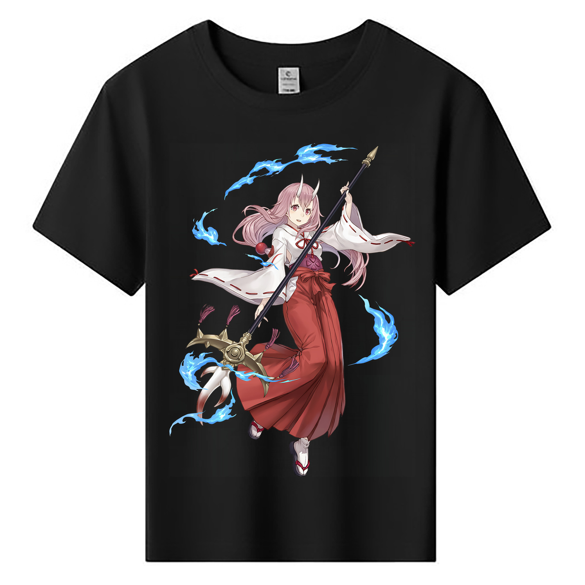 （画像用） 転スラ Regarding Reincarnated to Slime 綿100％キッズTシャツ（フロントプリント）