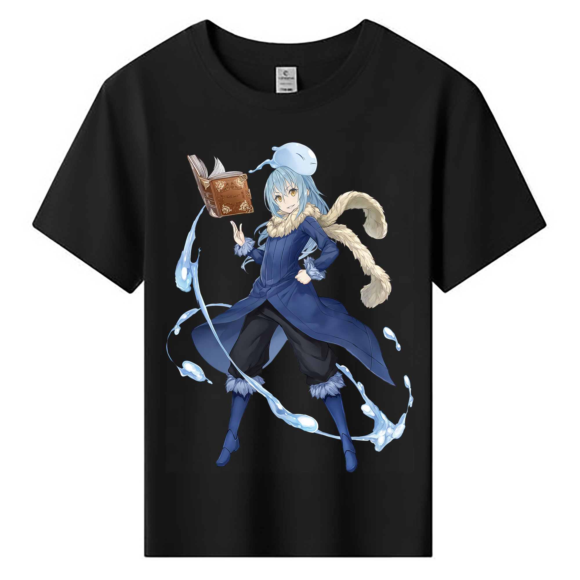 （画像用） 転スラ Regarding Reincarnated to Slime 綿100％キッズTシャツ（フロントプリント）