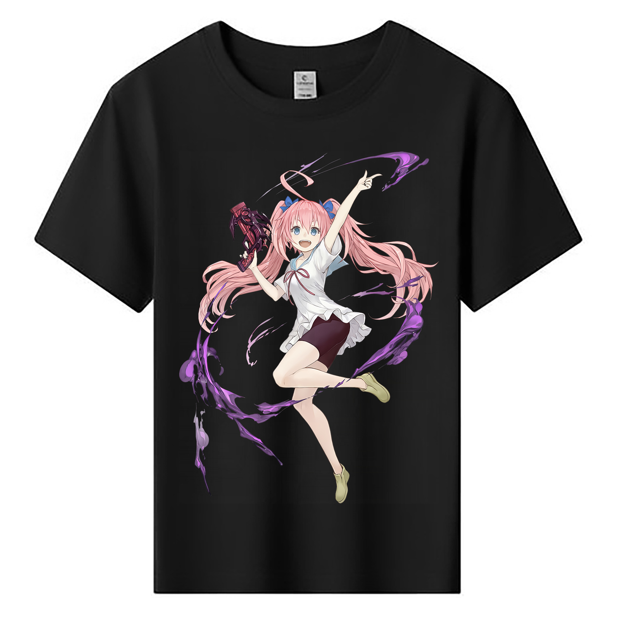（画像用） 転スラ Regarding Reincarnated to Slime 綿100％キッズTシャツ（フロントプリント）