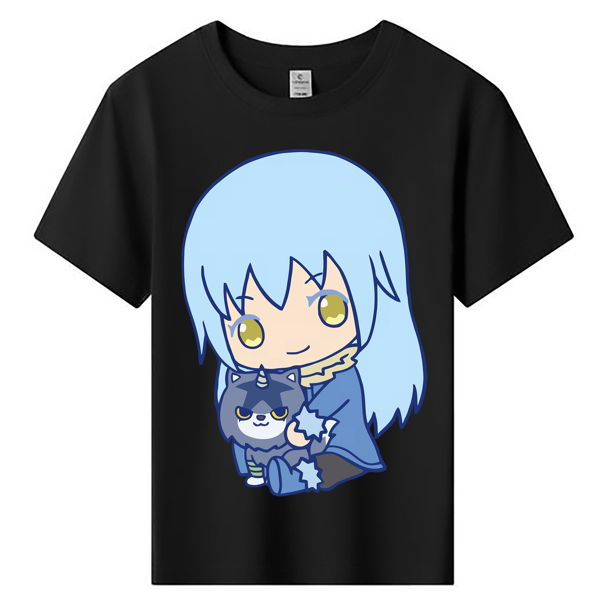 （画像用） 転スラ Regarding Reincarnated to Slime 綿100％キッズTシャツ（フロントプリント）