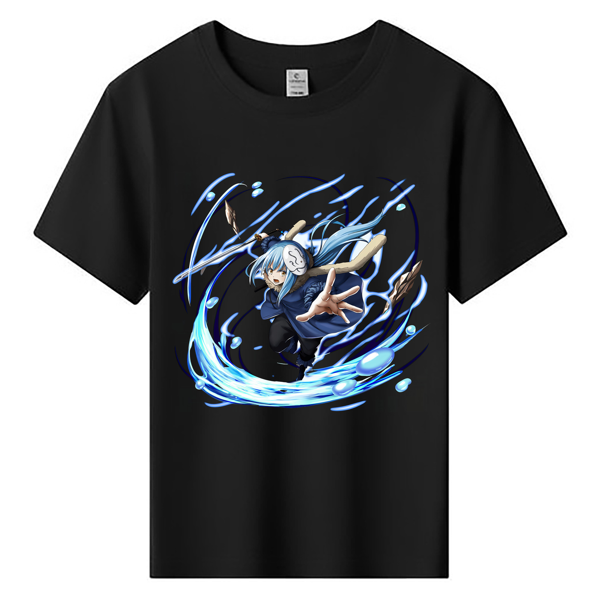 （画像用） 転スラ Regarding Reincarnated to Slime 綿100％キッズTシャツ（フロントプリント）