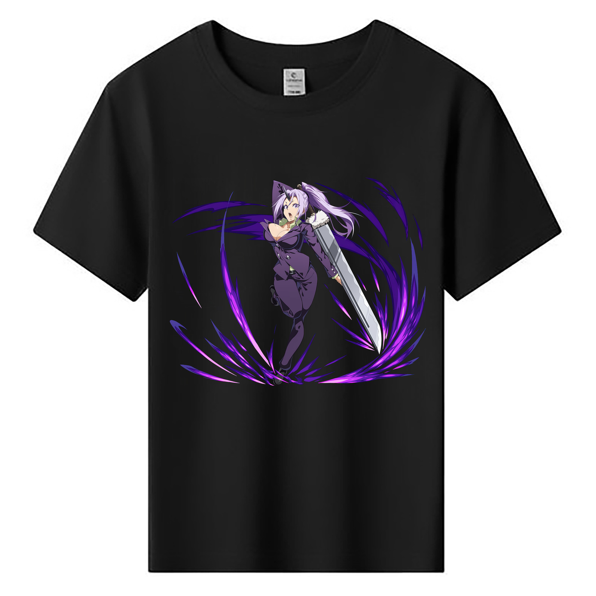 （画像用） 転スラ Regarding Reincarnated to Slime 綿100％キッズTシャツ（フロントプリント）