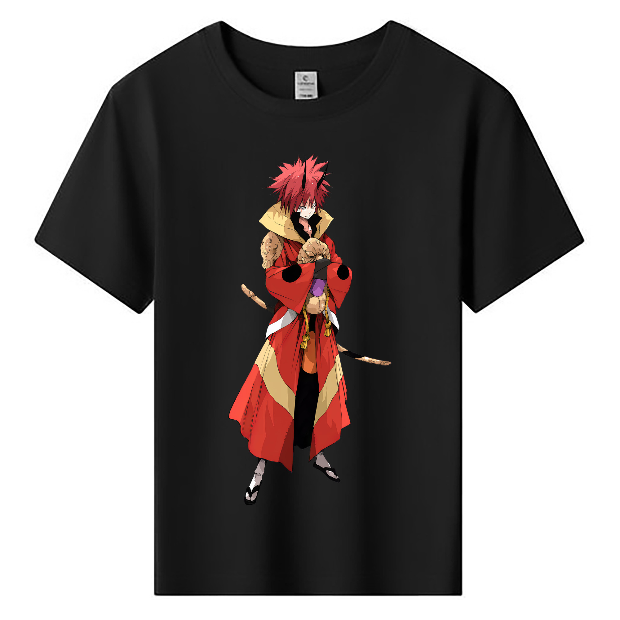 （画像用） 転スラ Regarding Reincarnated to Slime 綿100％キッズTシャツ（フロントプリント）