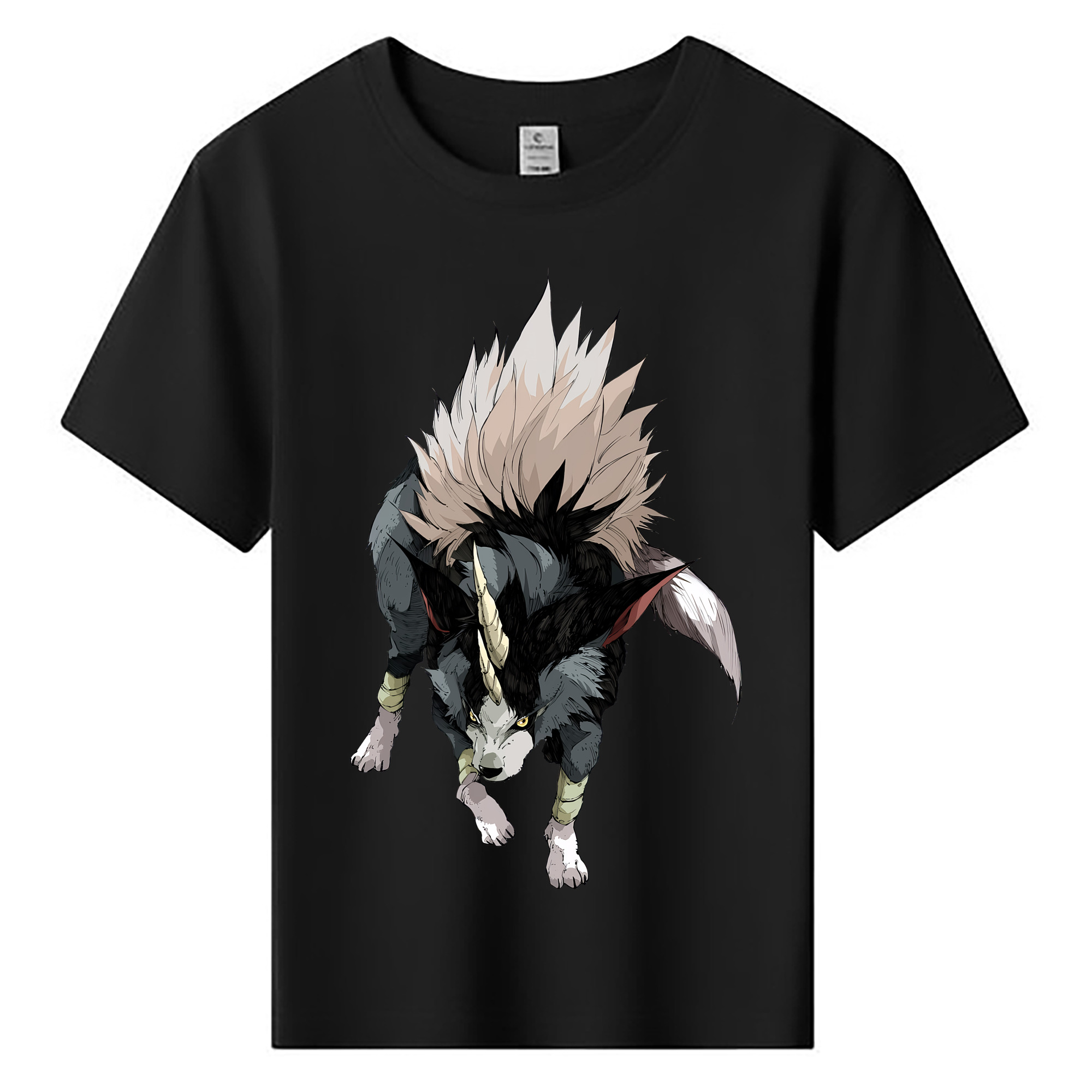 （画像用） 転スラ Regarding Reincarnated to Slime 綿100％キッズTシャツ（フロントプリント）
